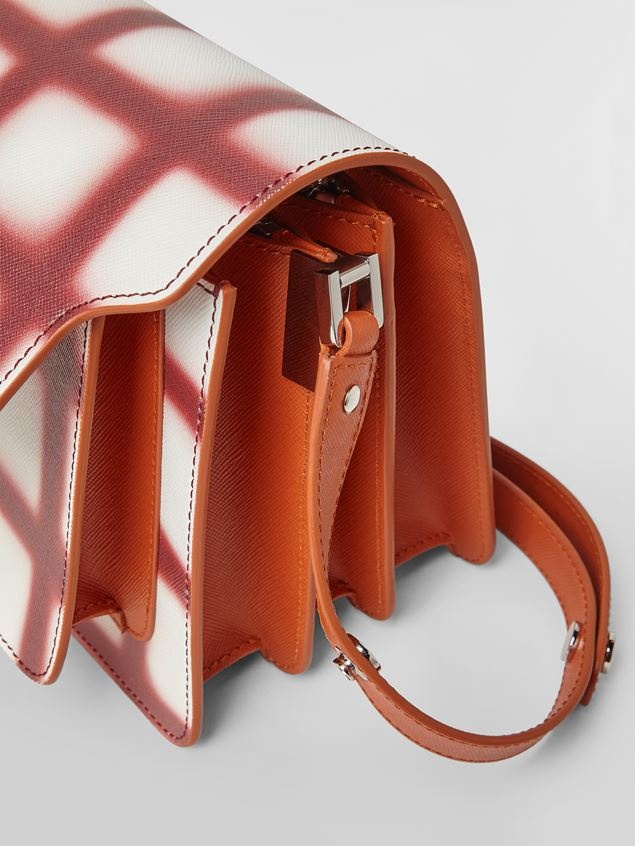 MEDIUM TRUNK BAG IN CHECK PRINTED SAFFIANO CALF - 5