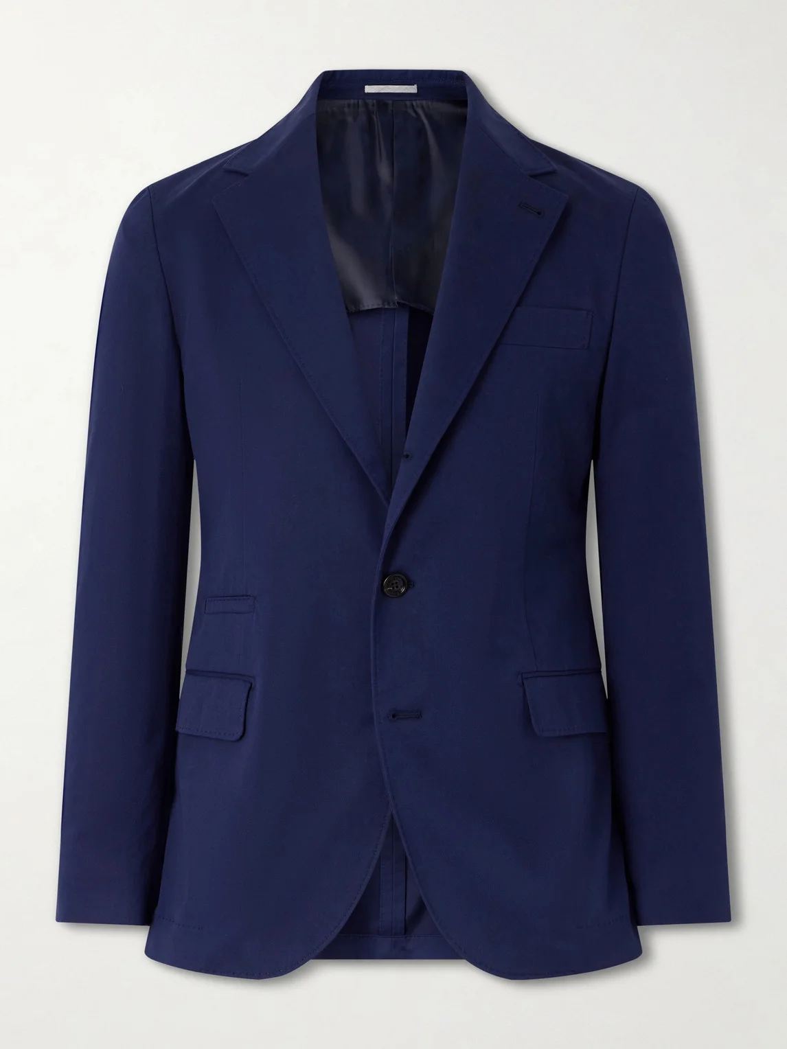Cotton-Blend Suit Jacket - 1