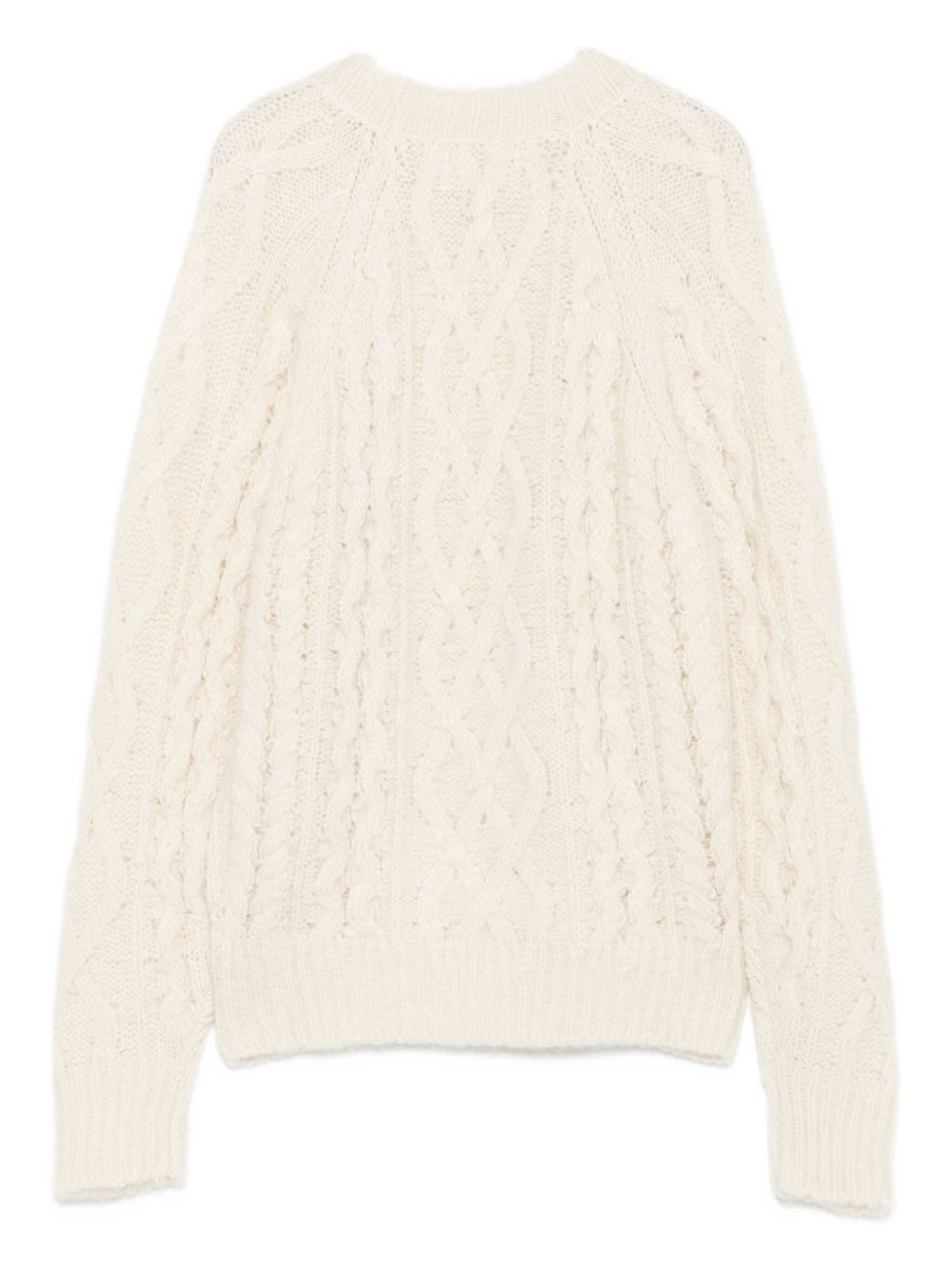 cable-knit sweater - 2