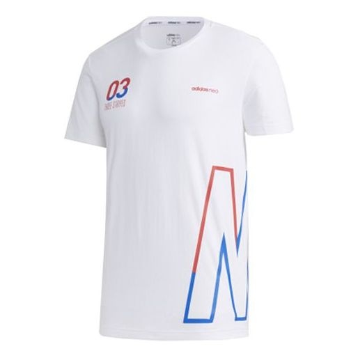 adidas Neo Casual T-Shirt 'White' GK1520 - 1