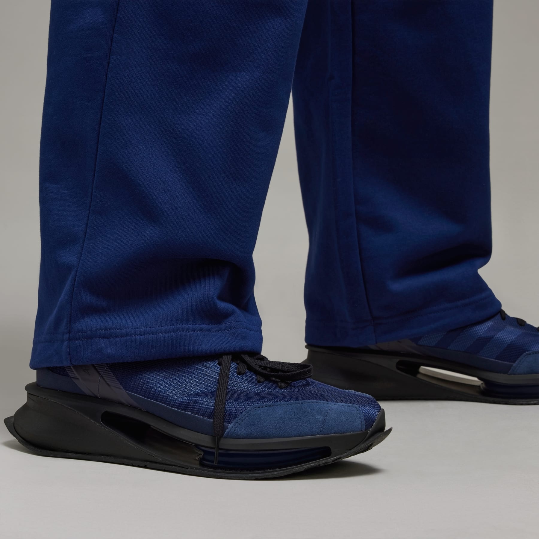 Y-3 French Terry Wide Leg Pants - 7