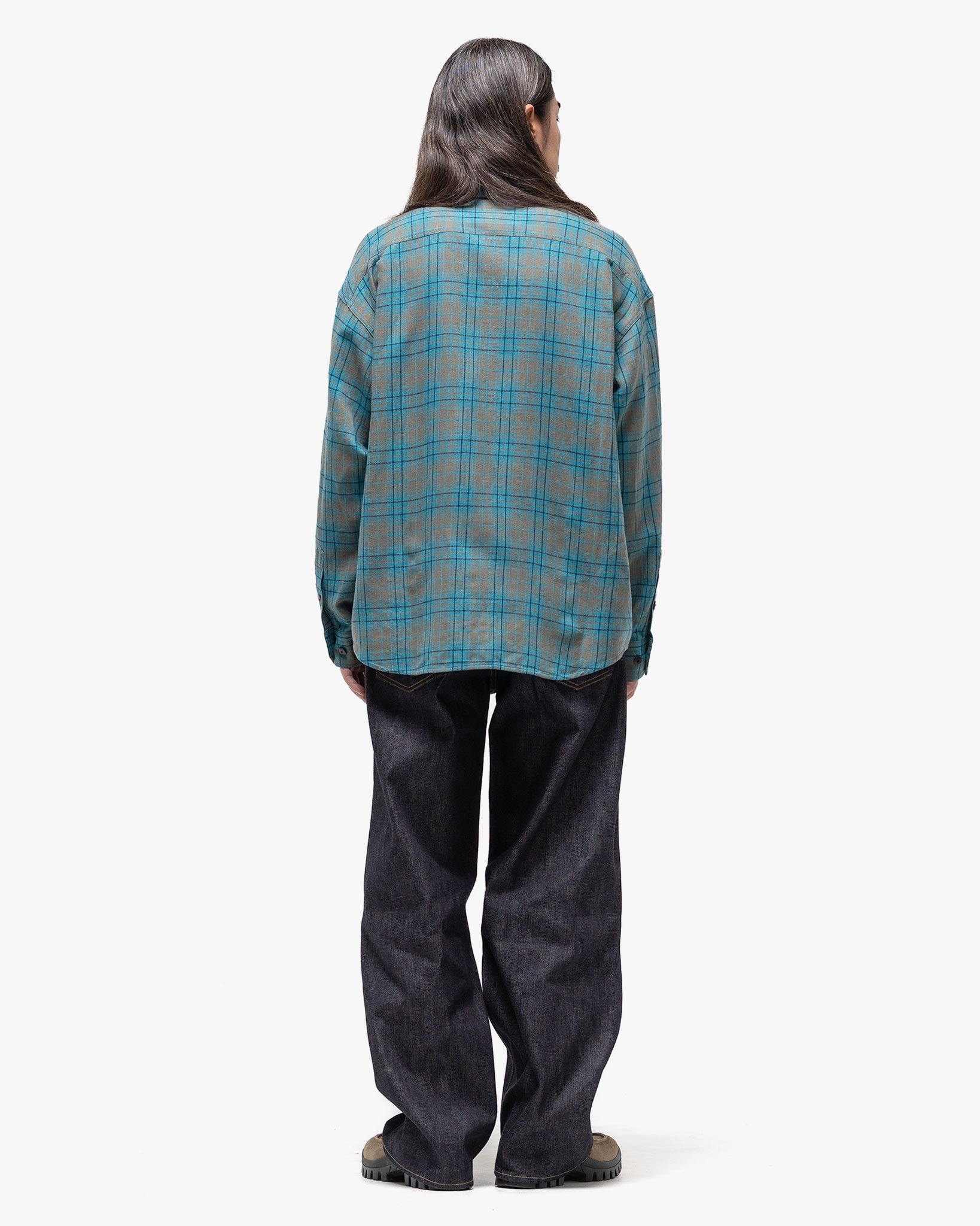 Lumber Check L/S (W/L) Blue - 3