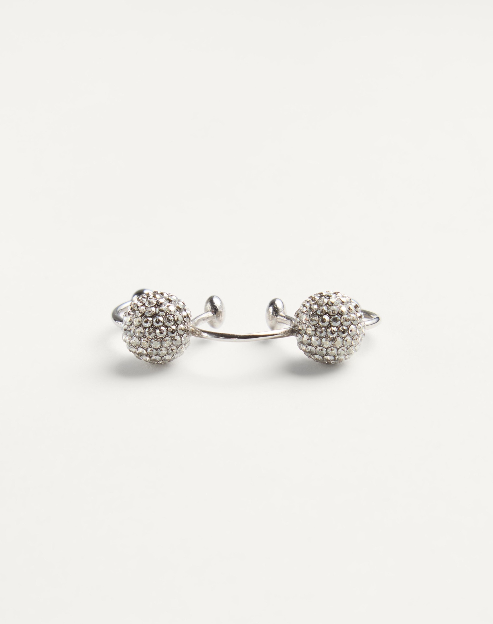 POETIQUE DES GOUTTES METAL AND SWAROVSKI® CRYSTAL NOSE RING - 4