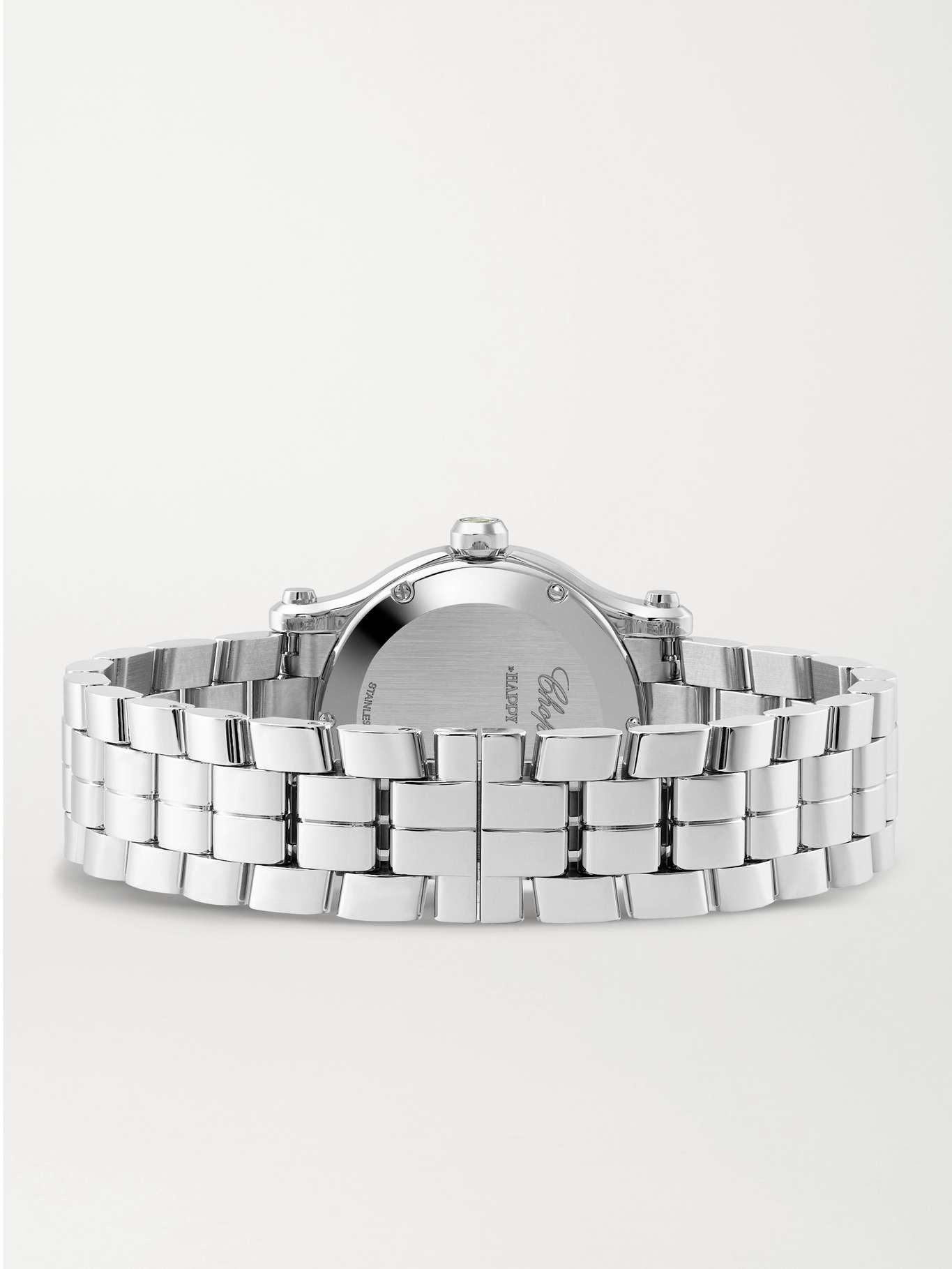 Happy Sport 30mm stainless steel, diamond and tsavorite watch - 6