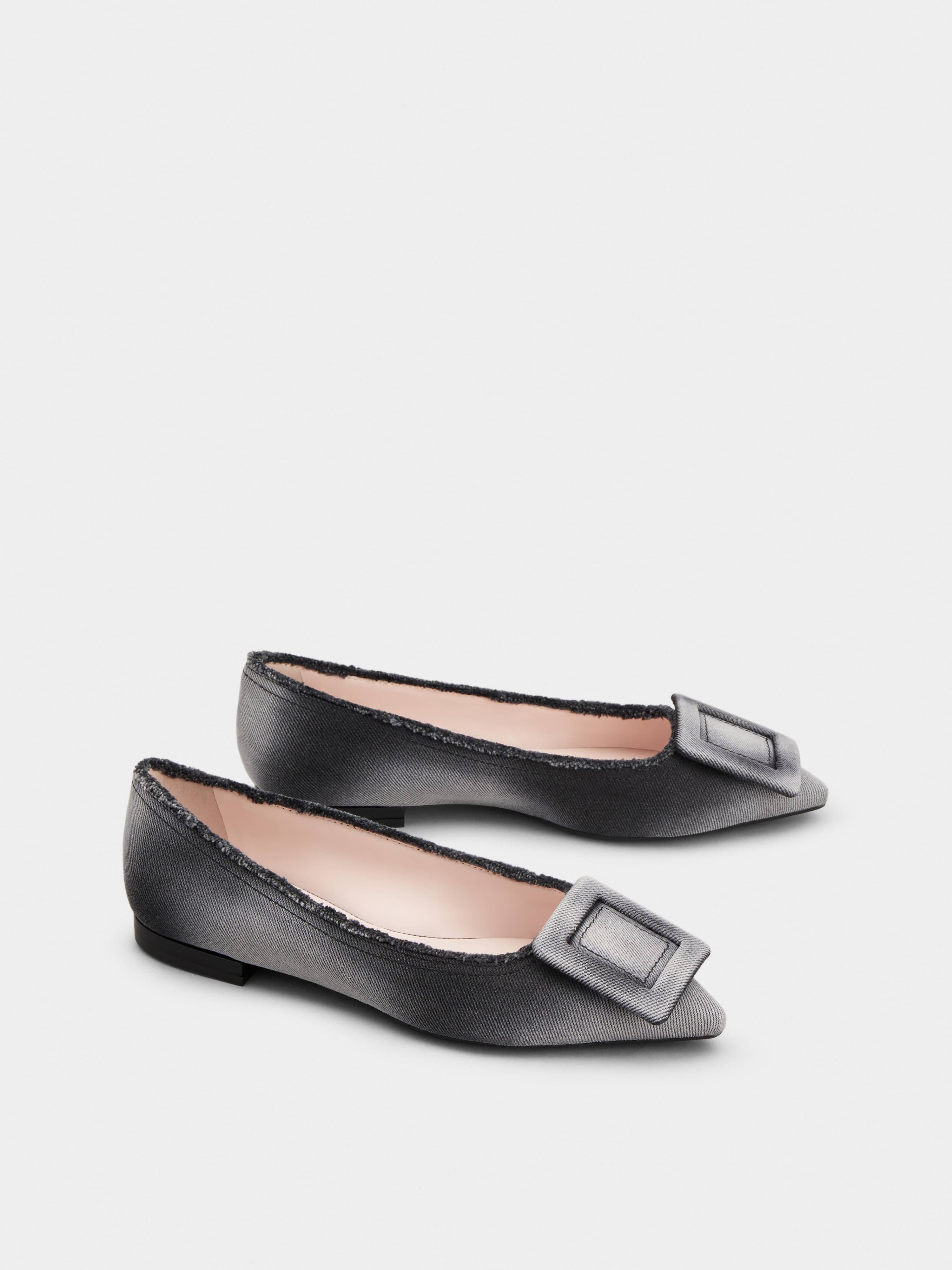 Gommettine Ballerinas in denim - 2