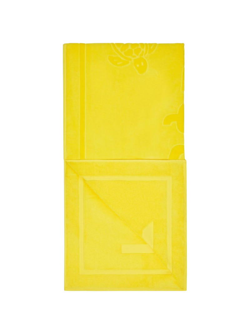 Vilebrequin logo-lettering beach towel outlook