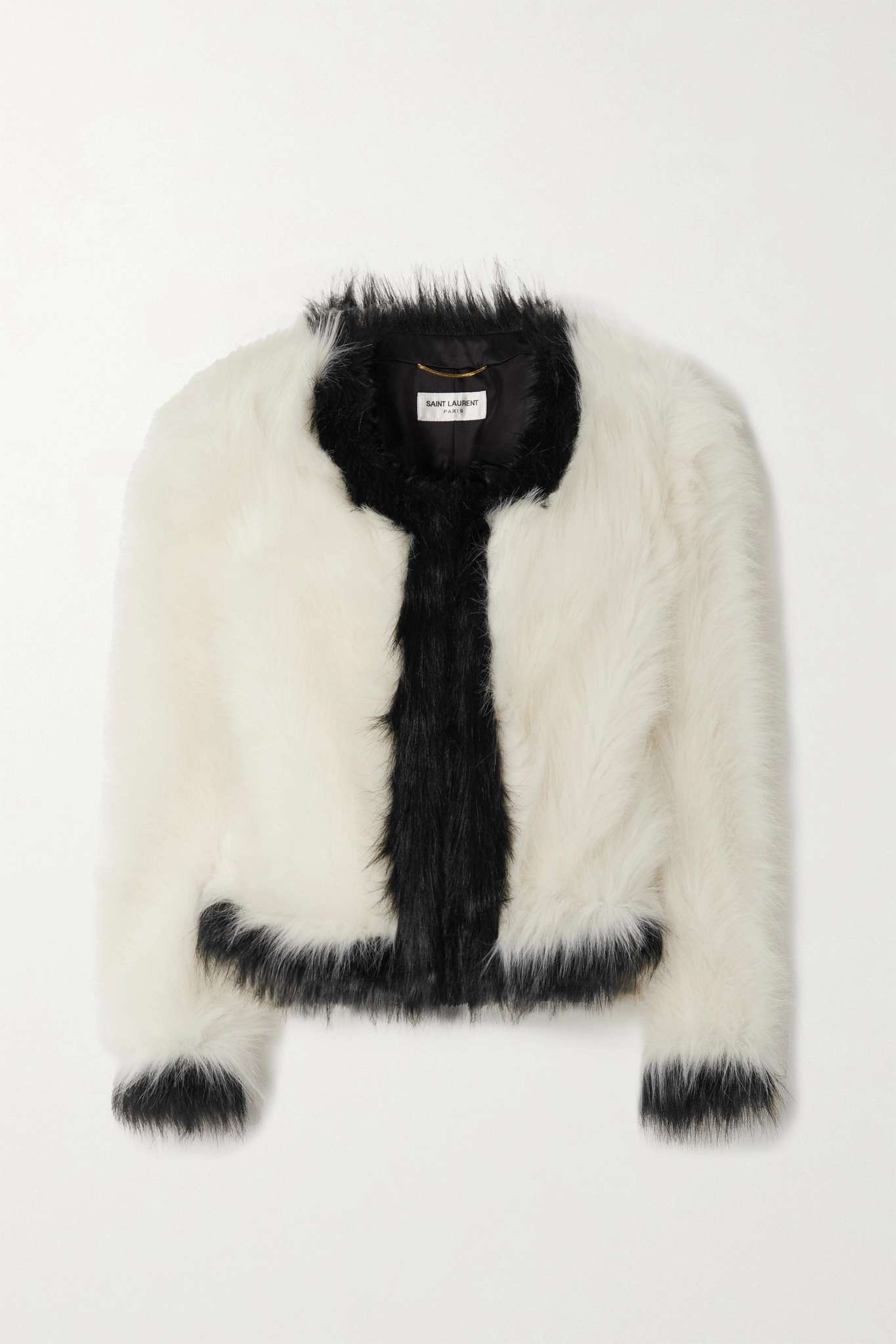 Two-tone faux fur jacket - 1