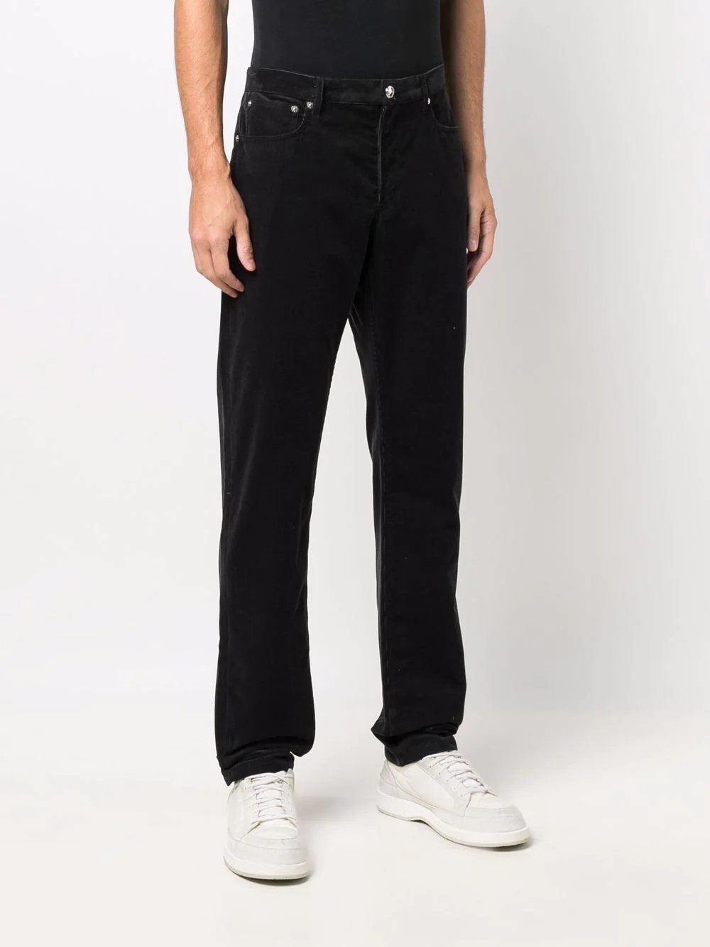 straight-leg corduroy trousers - 3