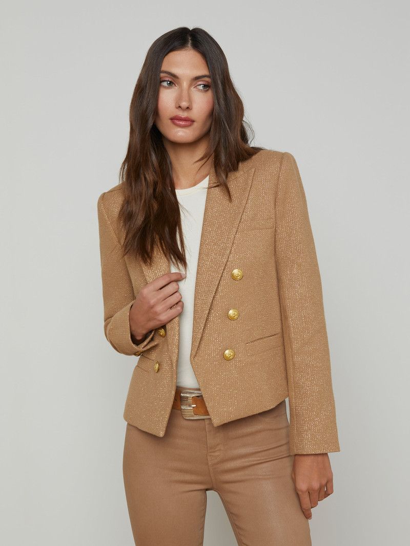 L'AGENCE Brooke Open-Front Blazer outlook