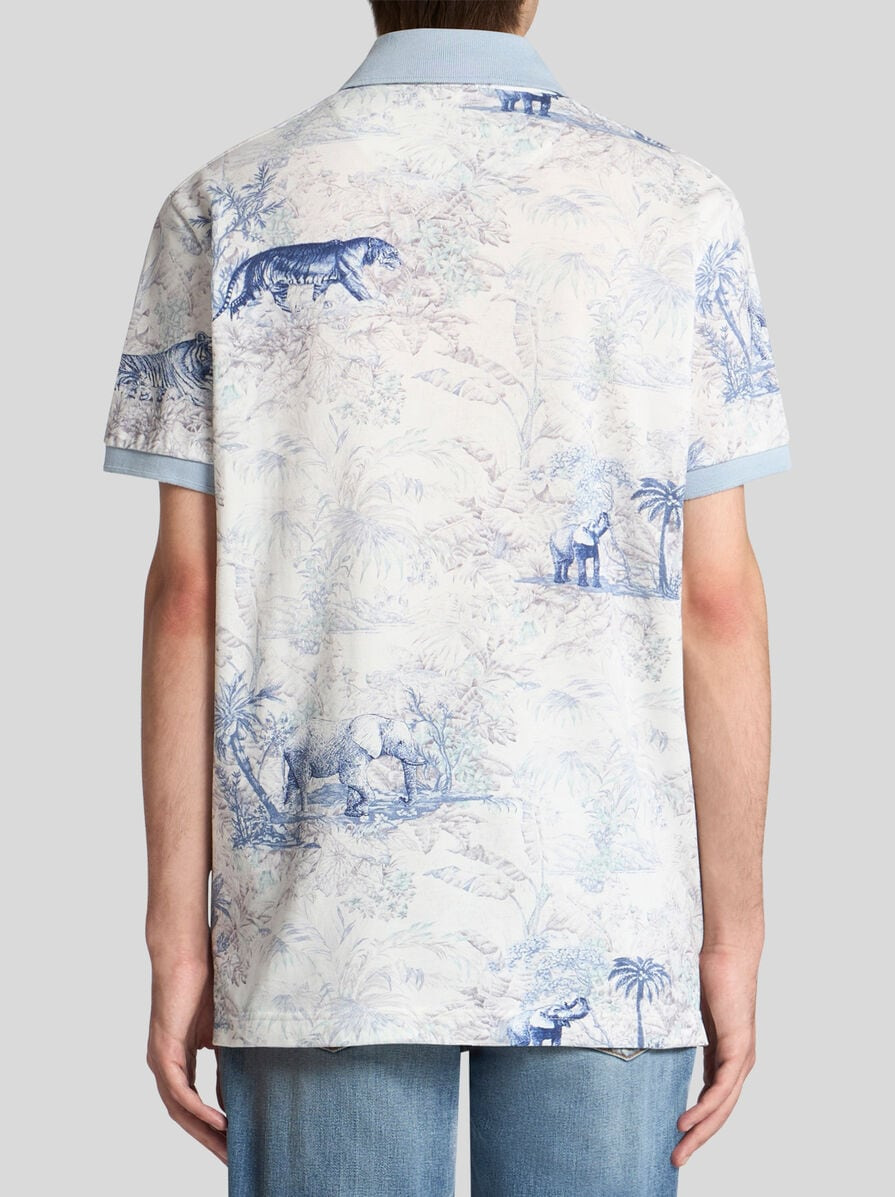 POLO SHIRT WITH SAFARI PRINT - 4