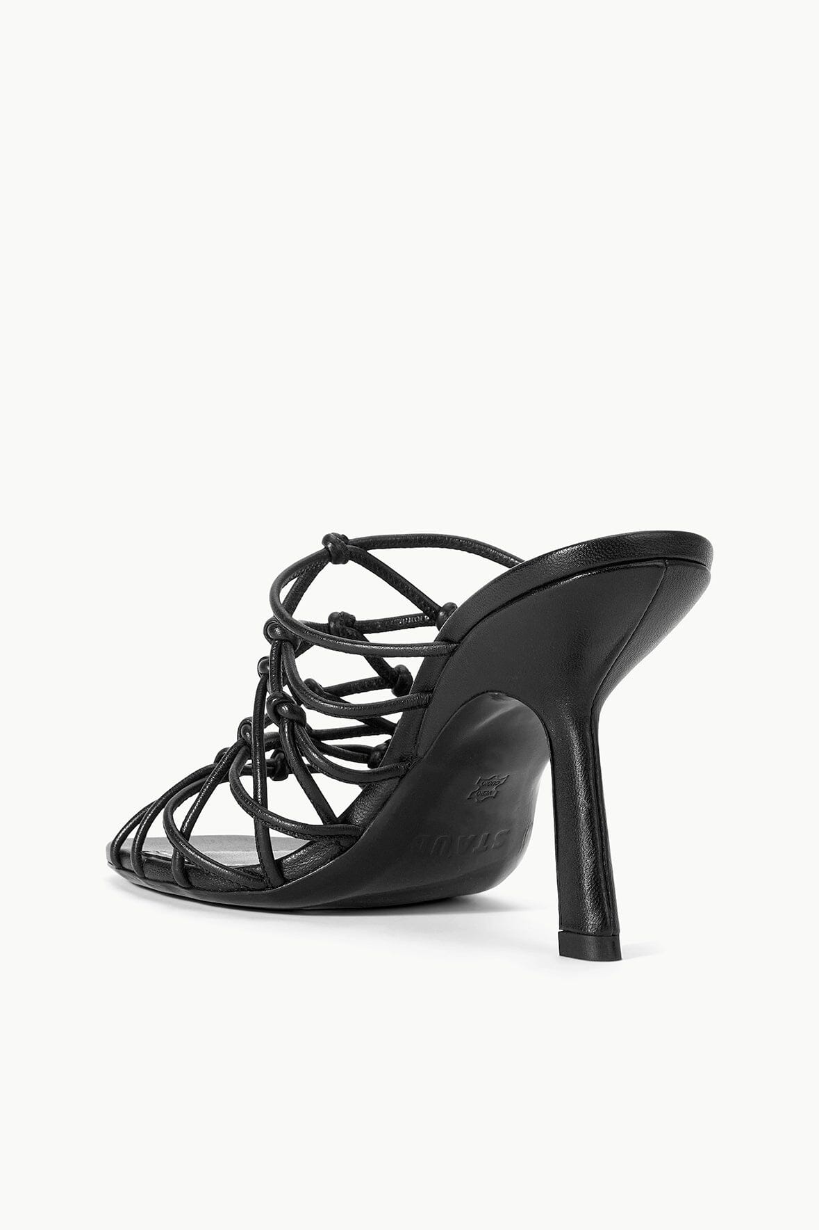 STAUD GIOTTO KNOT HEEL BLACK - 3