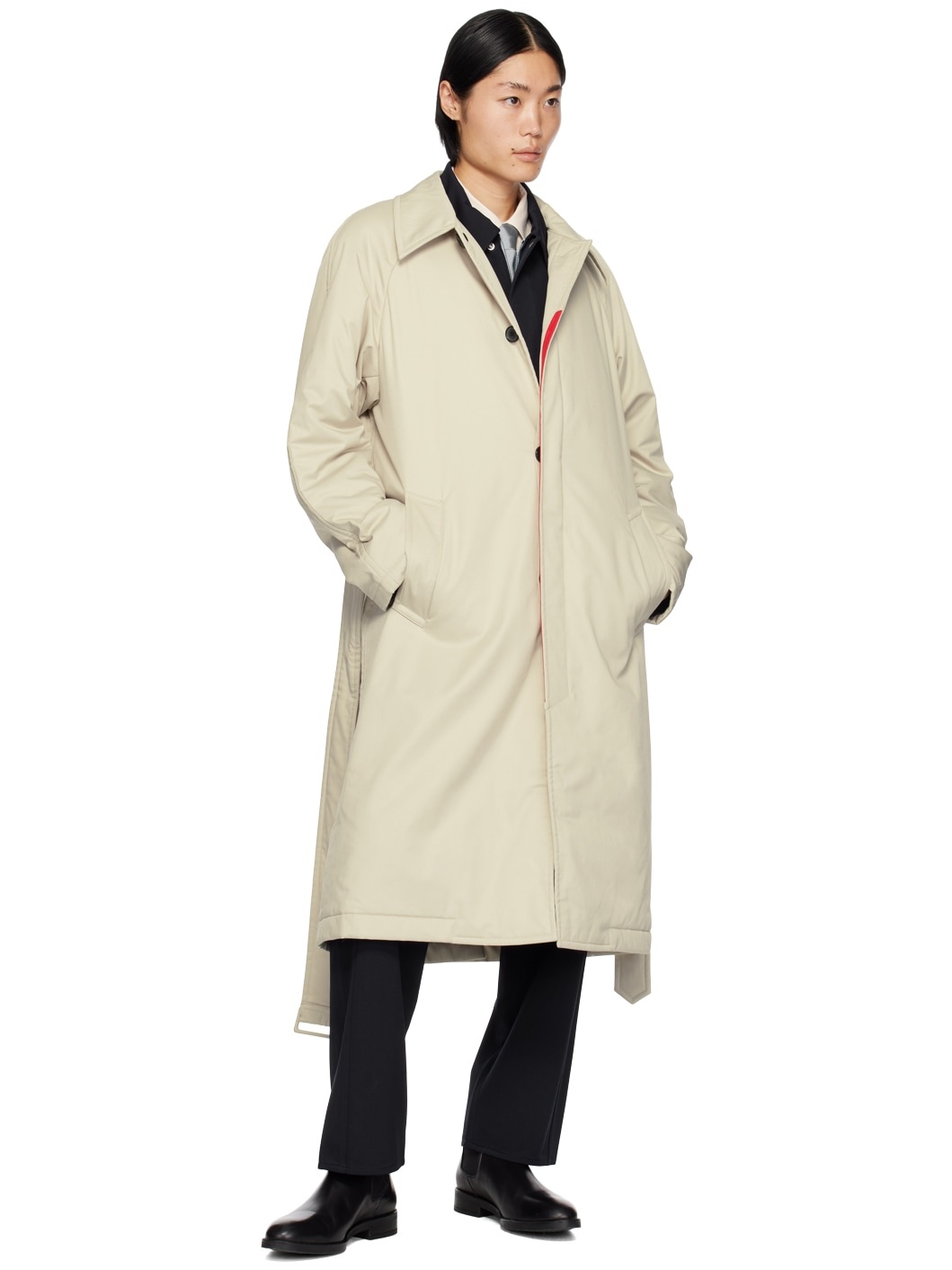 Beige Commission Edition Coat - 4