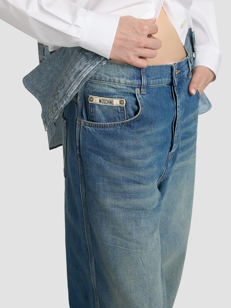 Women's Relaxed Mid-Rise Jeans - Blue 6