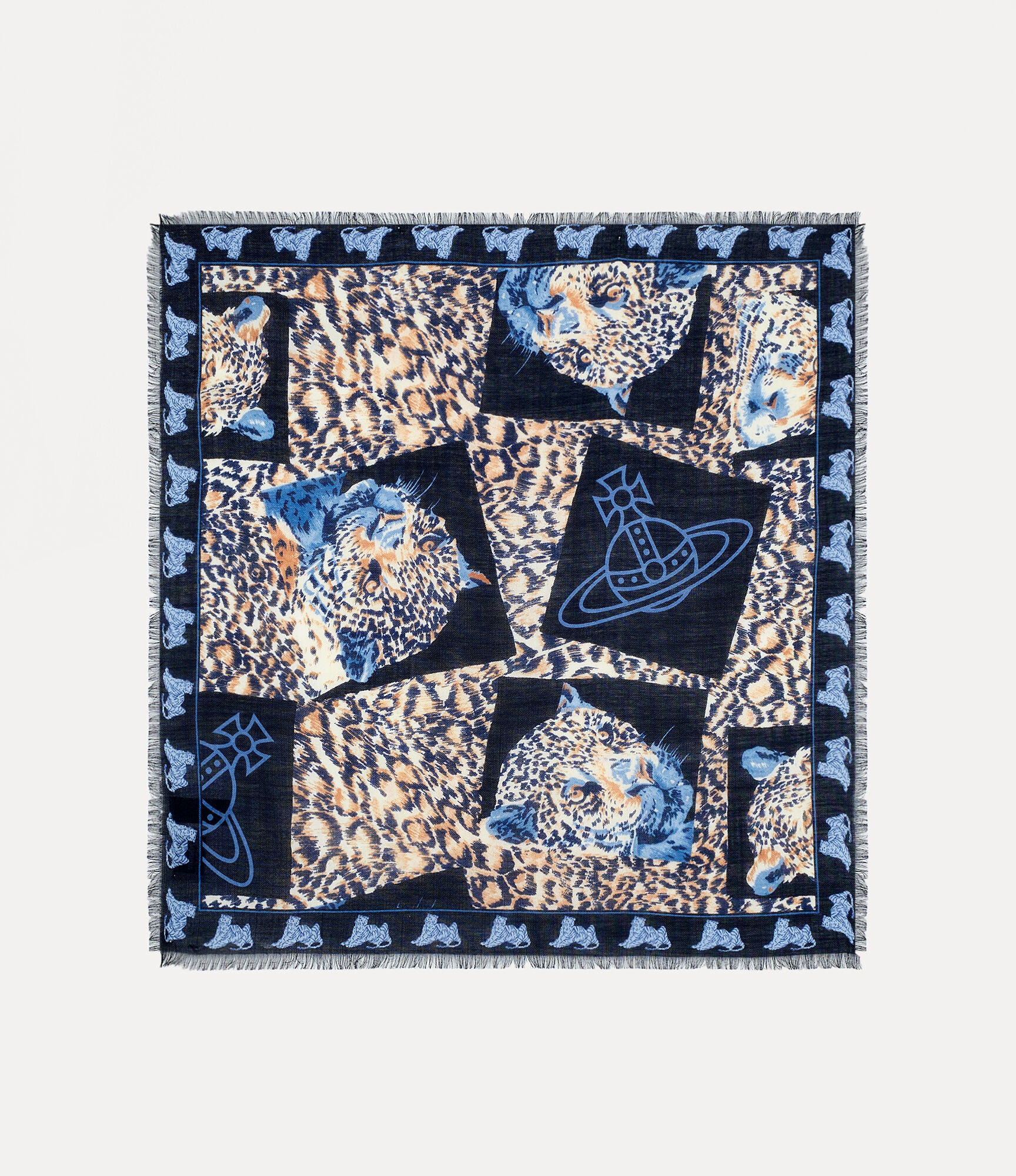 LEOPARD FACE SQUARE - 1
