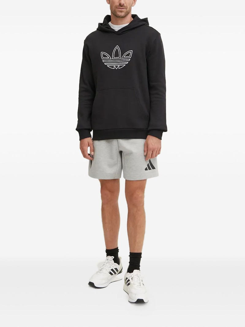 adidas logo-embroidered hoodie outlook