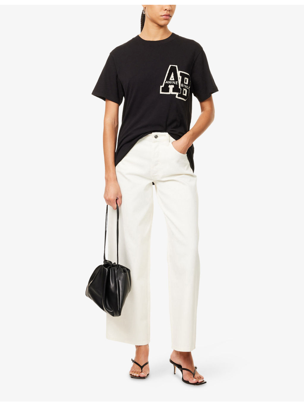 Letterman Embroidered Cotton T-Shirt - 2