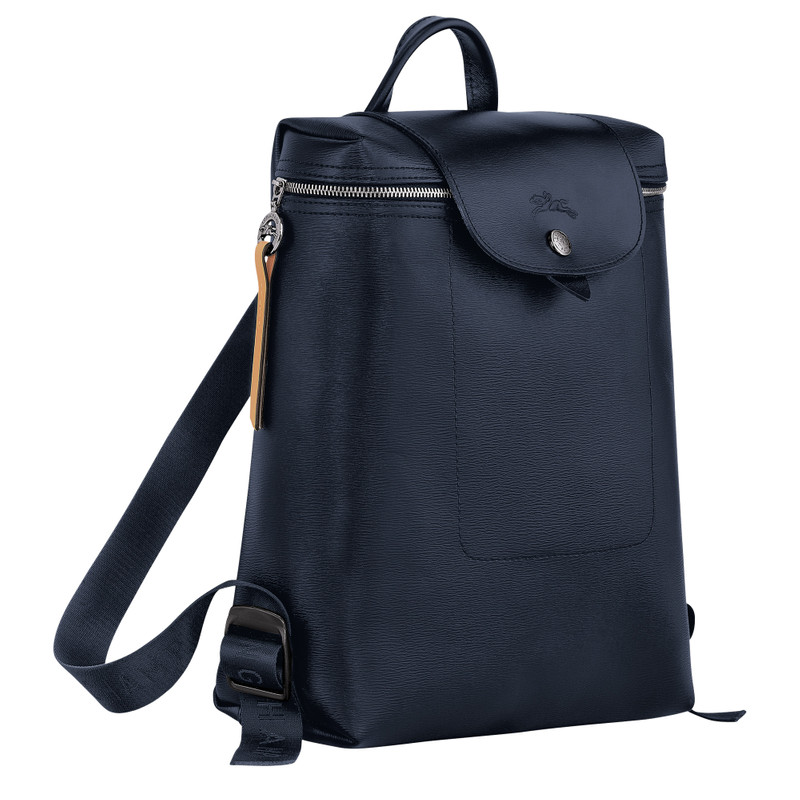 Longchamp Le Pliage City M Backpack Navy - Canvas outlook