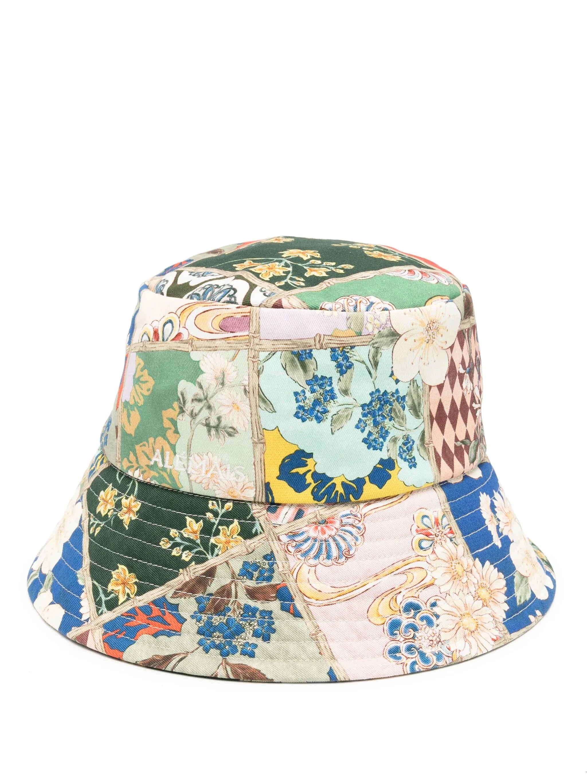 Patchwork Bucket Hat - 1