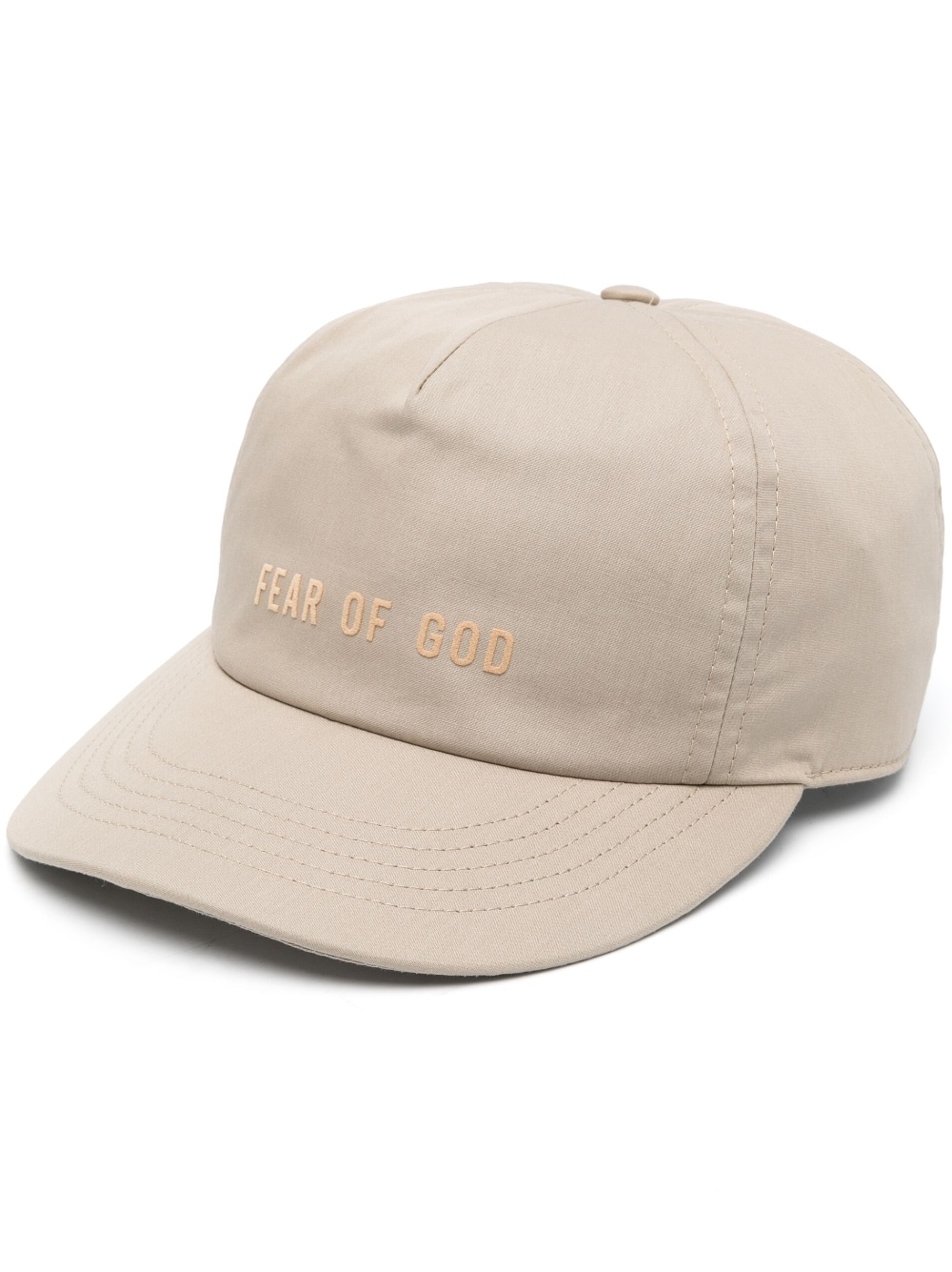 embossed-logo cotton cap - 1