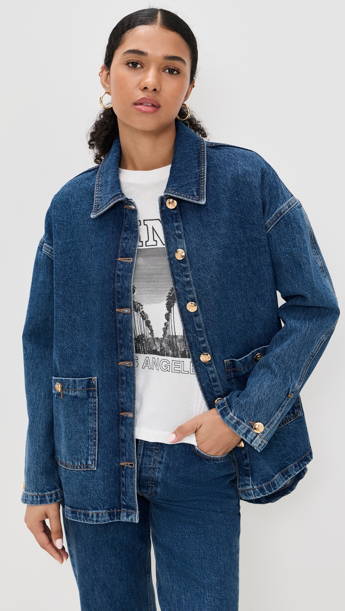 Luca Clean Indigo Denim Jacket - 6