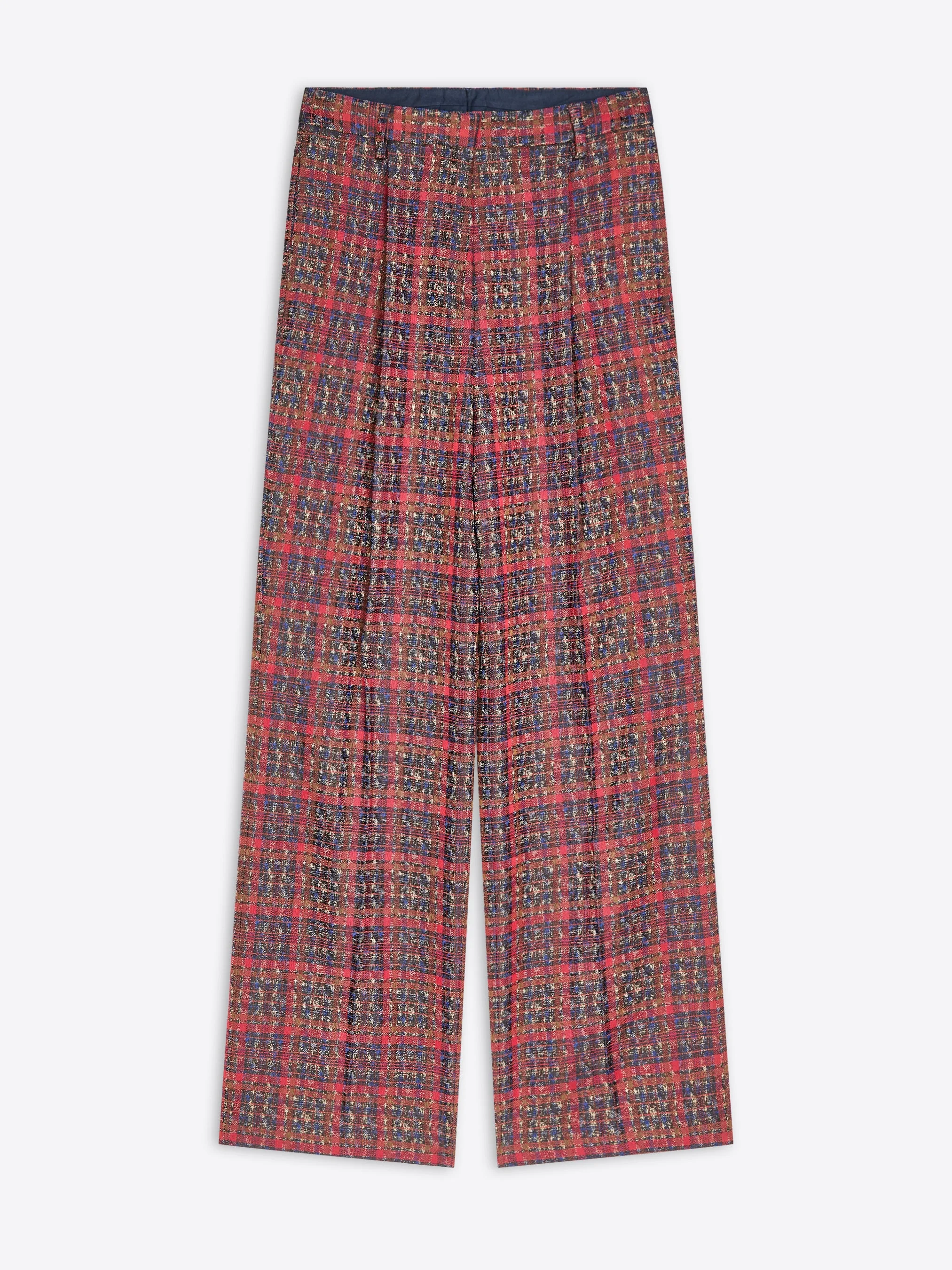TAILORED JACQUARD PANTS - 1