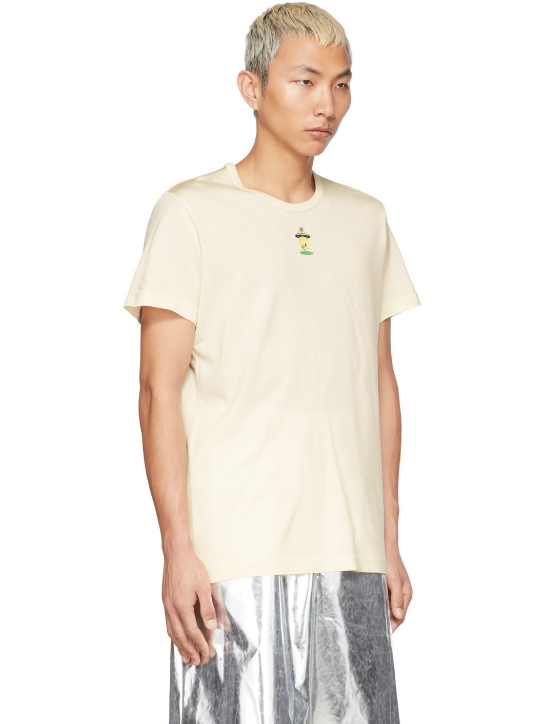 Off-White Milk Fiber T-Shirt - 2