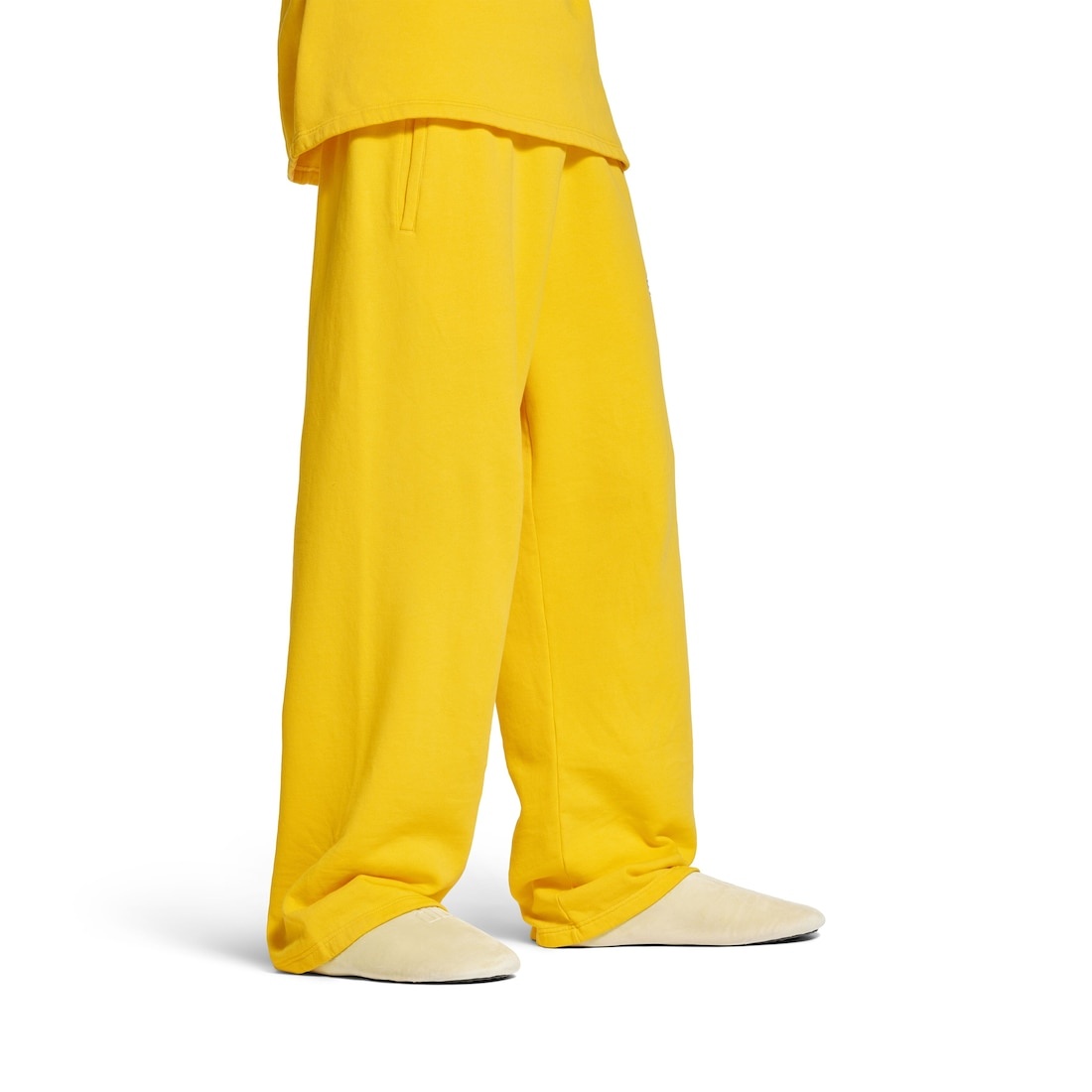 Men's Château Flat Mule in Butter Yellow - 9