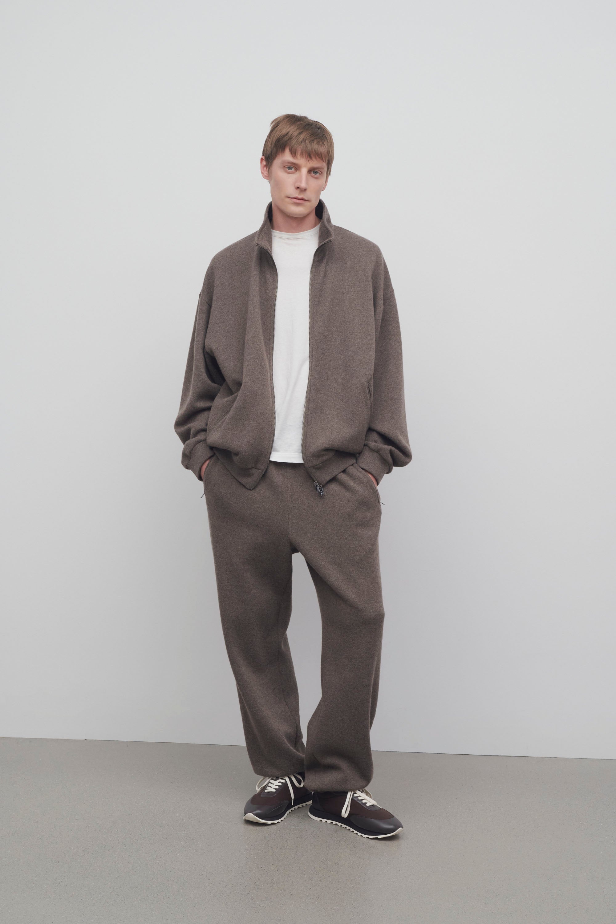 Zaven Pant in Cashmere and Cotton - 3