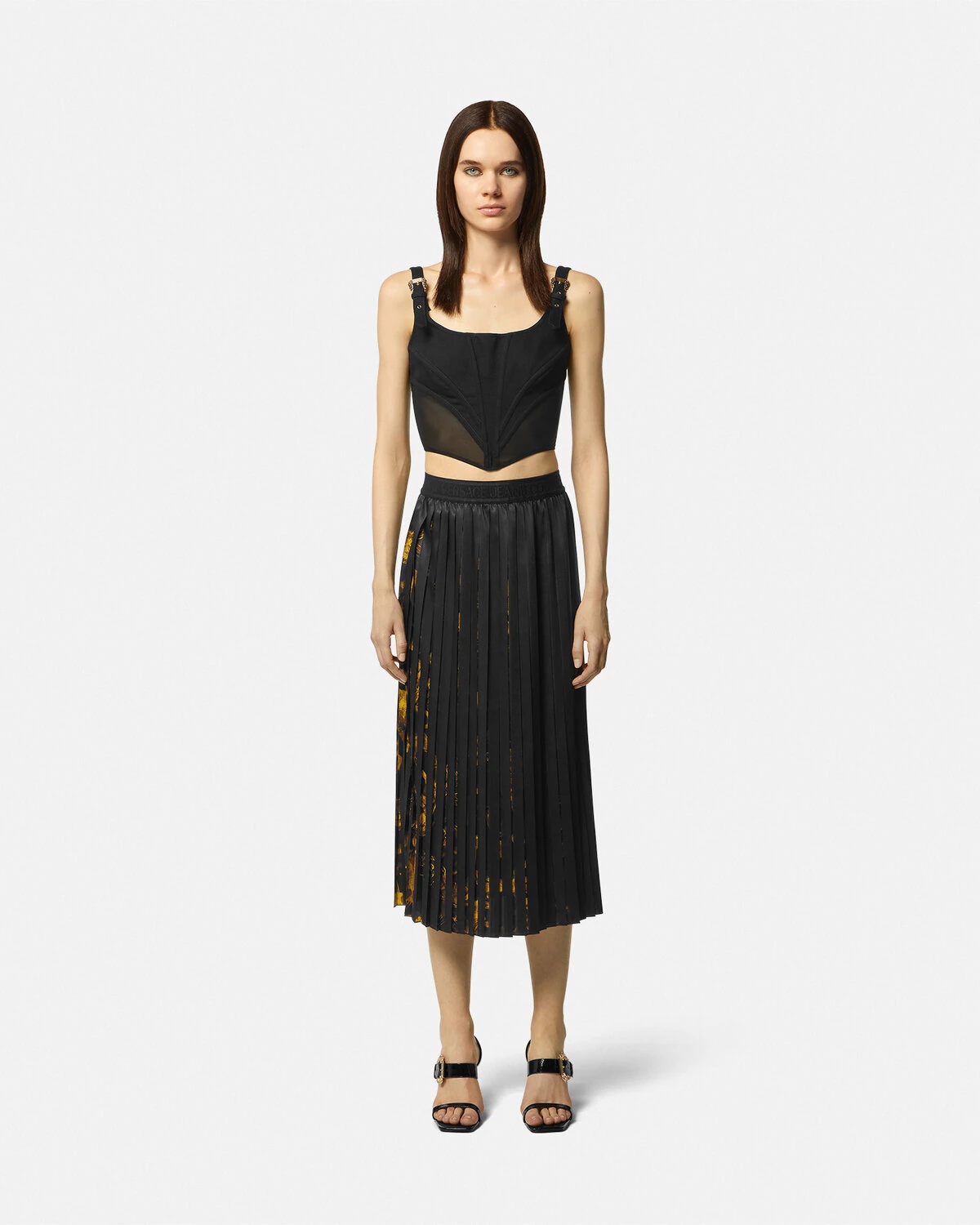 Watercolor Couture Pleated Skirt - 2