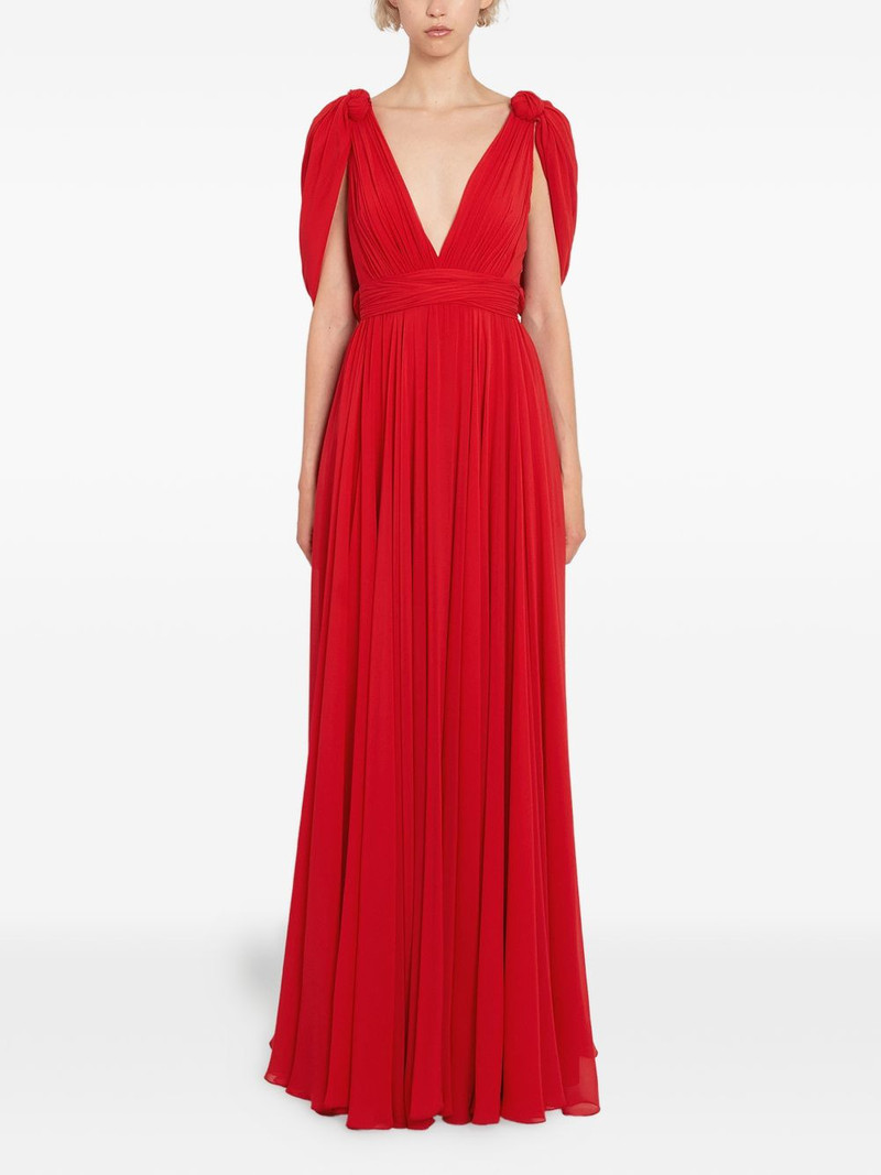 GIAMBATTISTA VALLI knot-detail maxi dress outlook