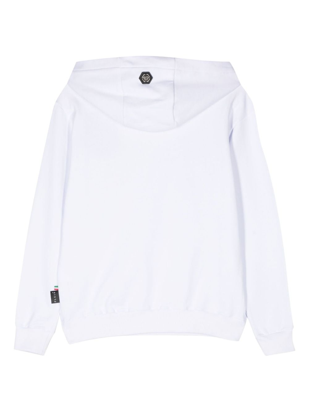 logo-appliquÃ© cotton hoodie - 2
