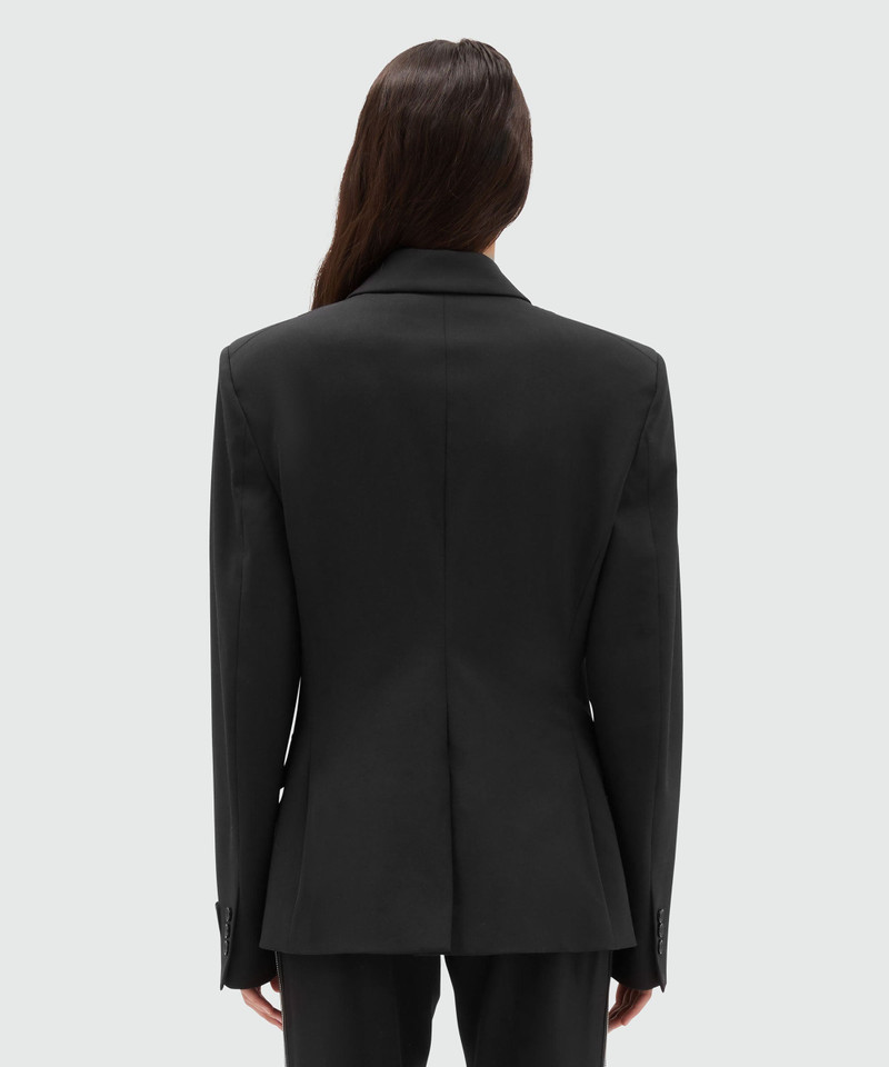 Blended wool jacket with zipper closure 3