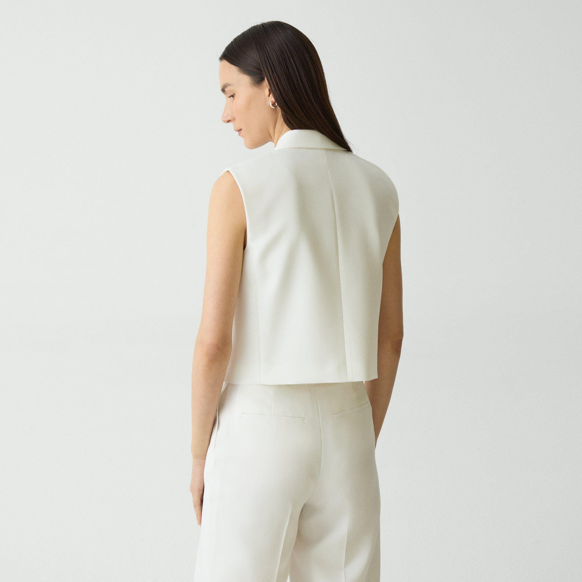 Double-Breasted Vest in City Twill - 4