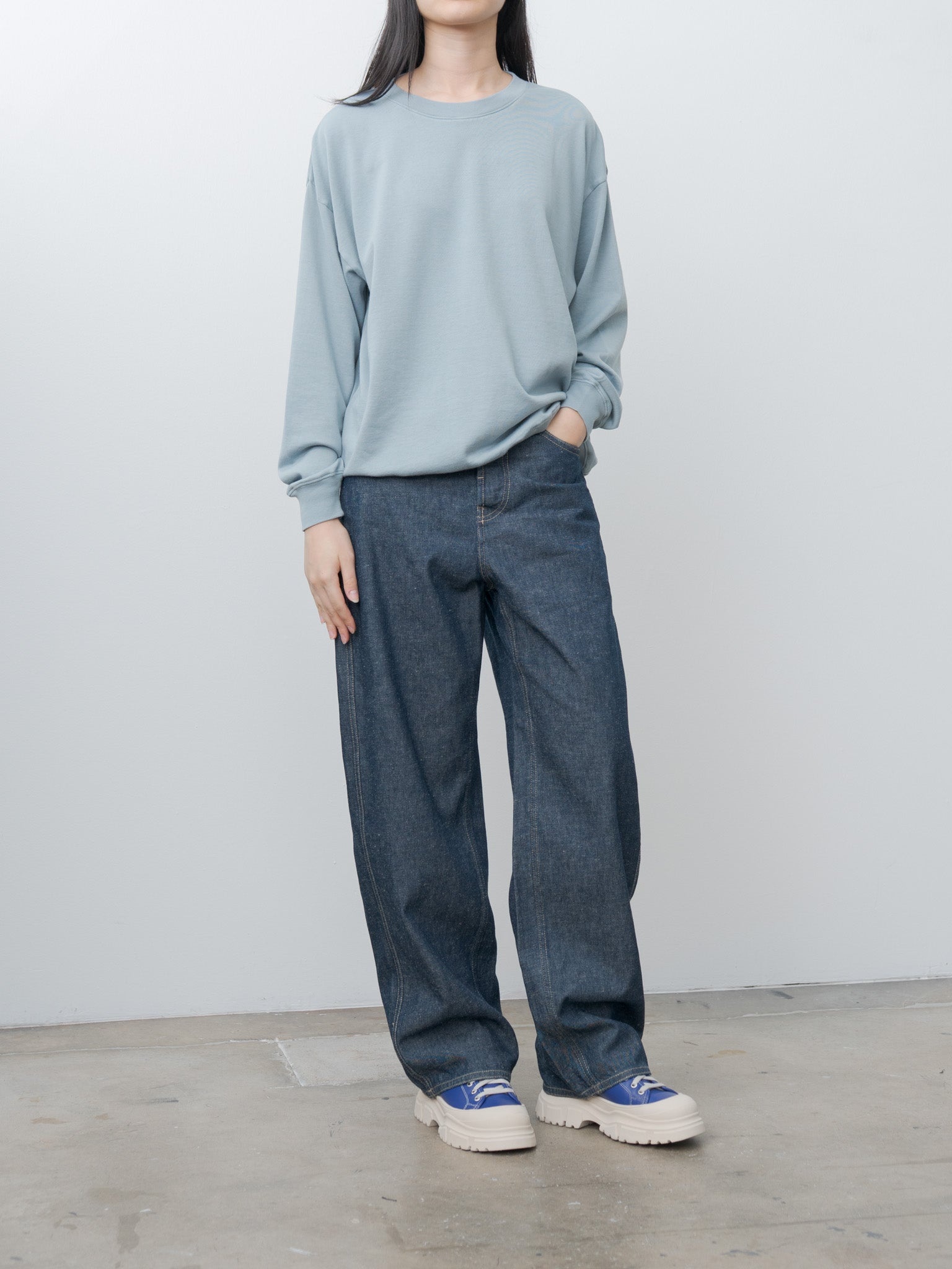 Peggy Denim Trousers - Blue - 10