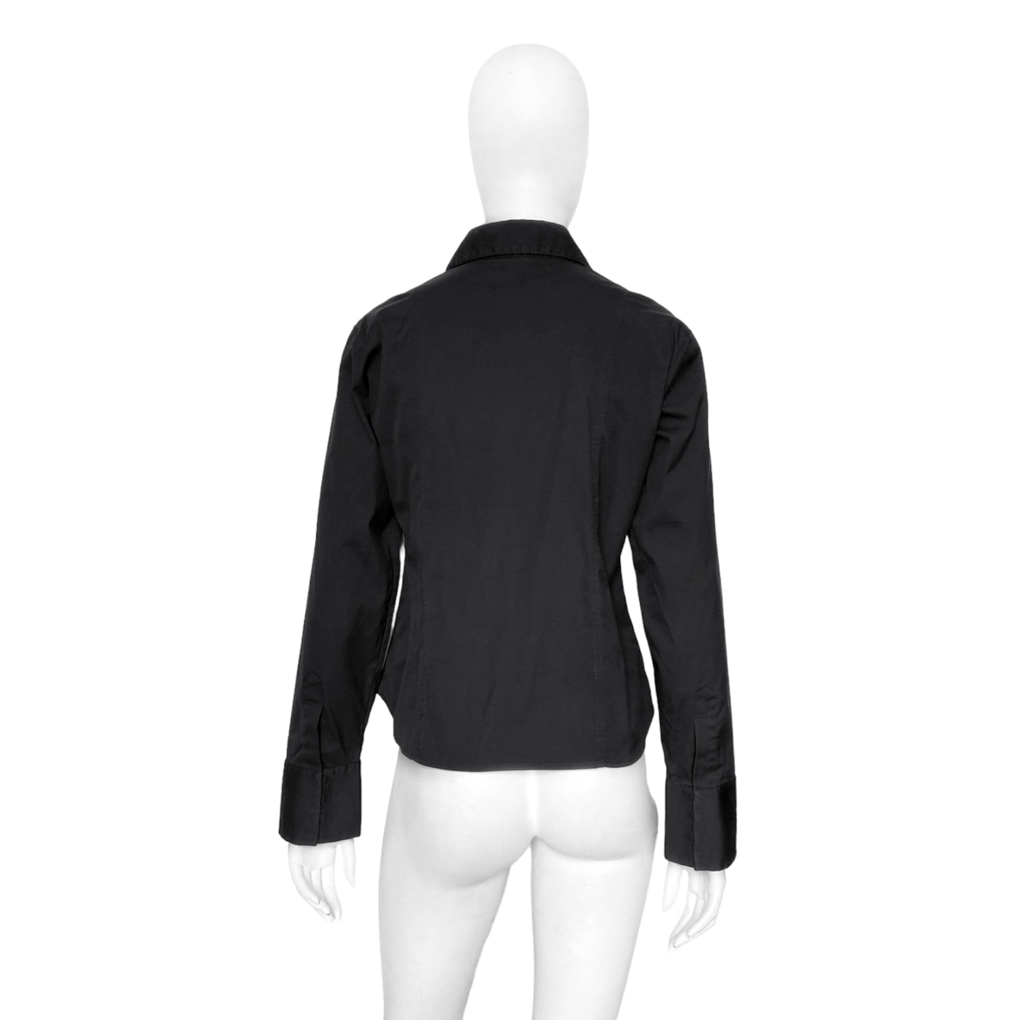 Gucci Fall 2000 Tom Ford Hook Black Shirt - 3