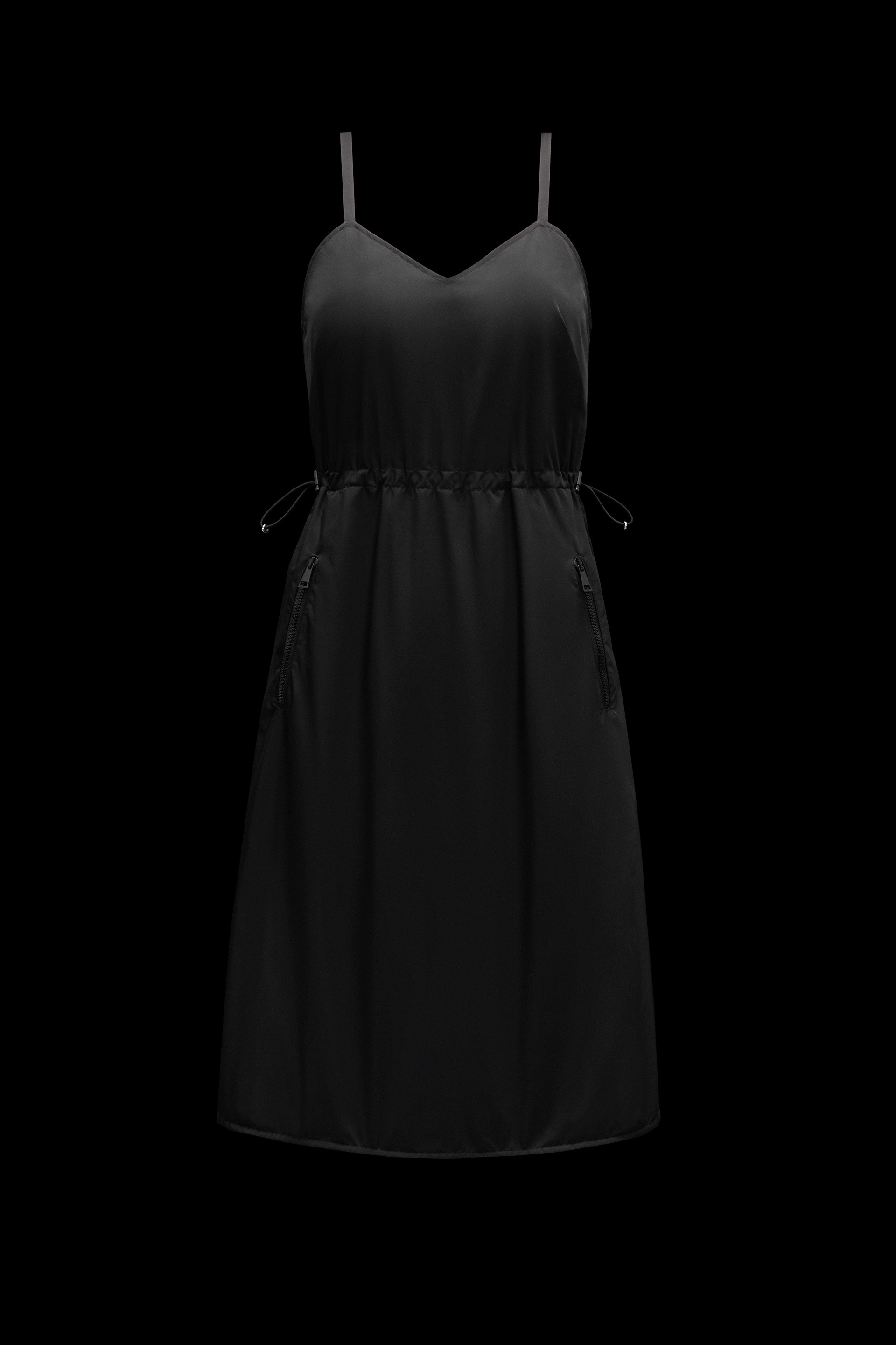 Thin Shoulder Straps Dress - 1
