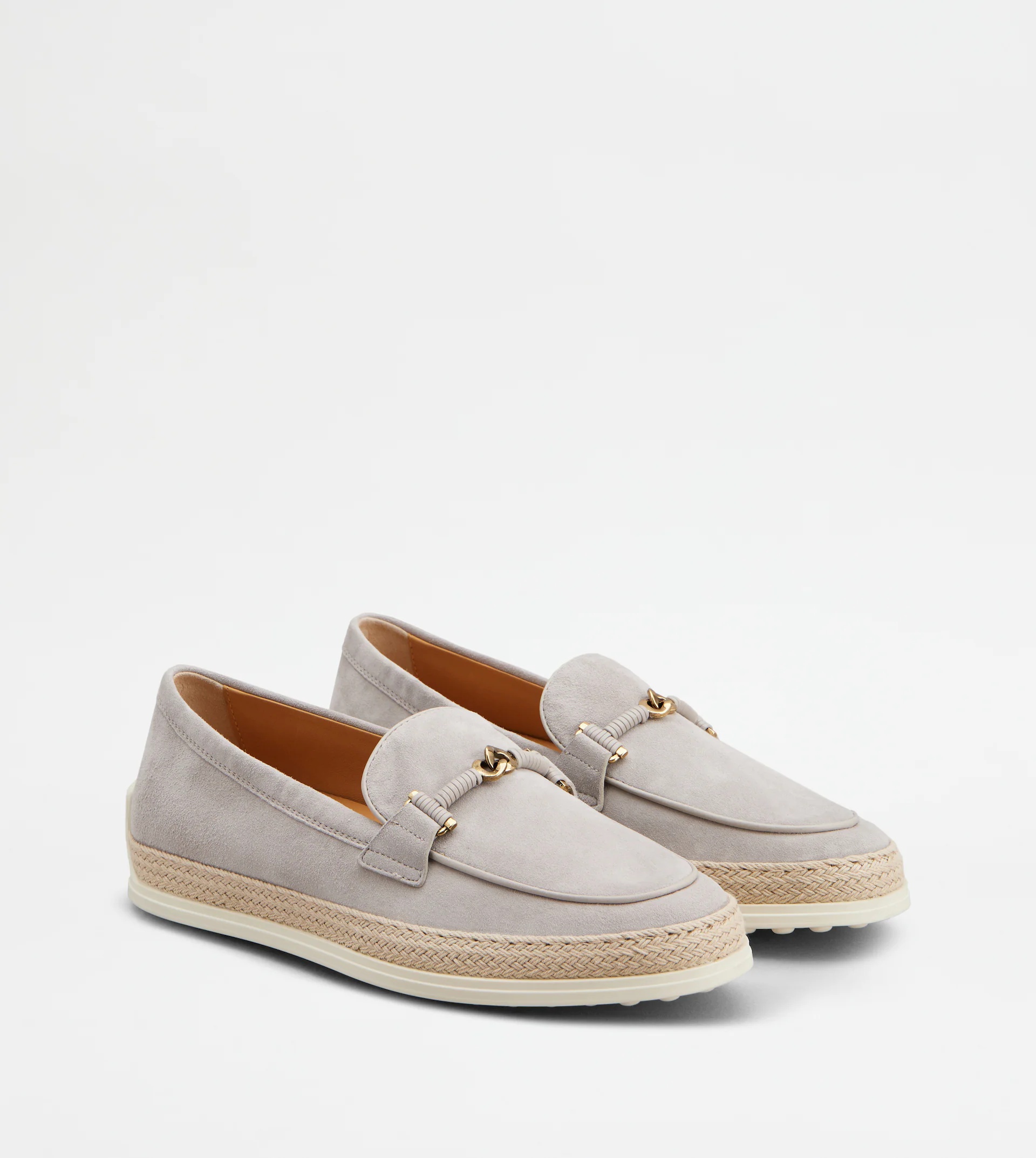 LOAFERS IN SUEDE - GREY - 2