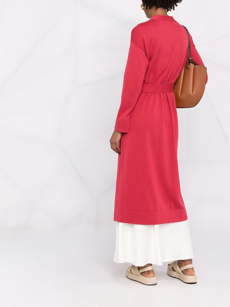 belted cotton cardigan 6