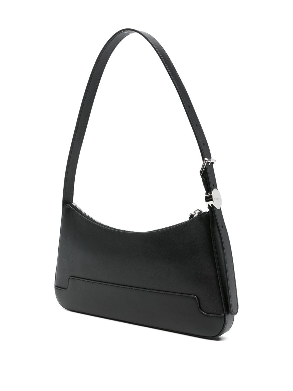 zip-fastening leather shoulder bag - 3