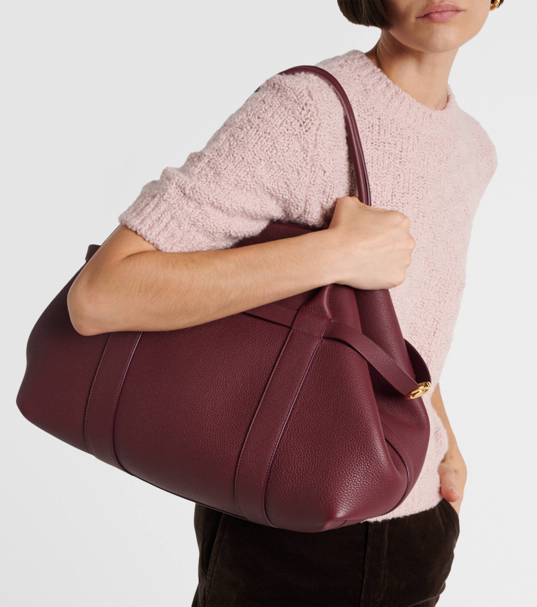 Ghiera Large leather shopper - 2