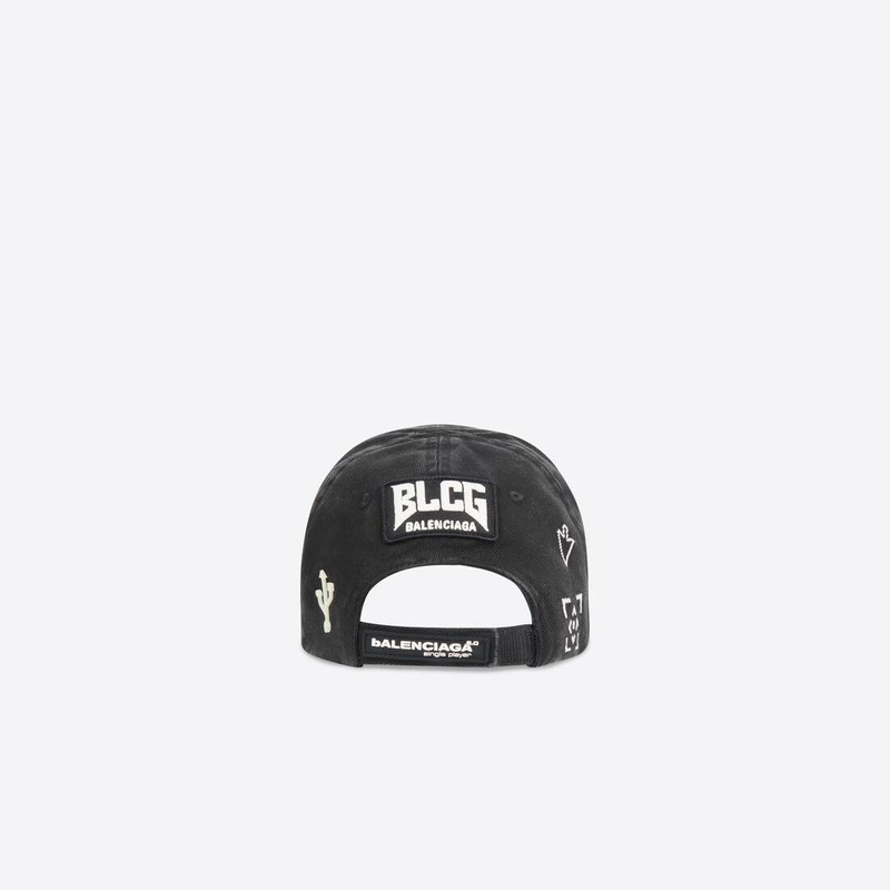 BALENCIAGA Gamer Cap in Black outlook