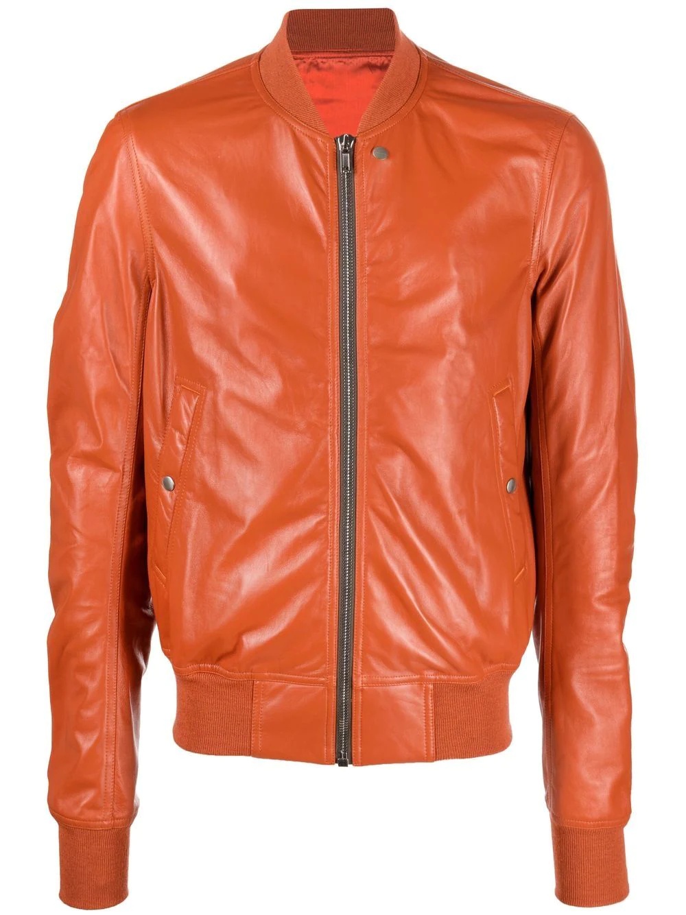 leather bomber jacket - 1