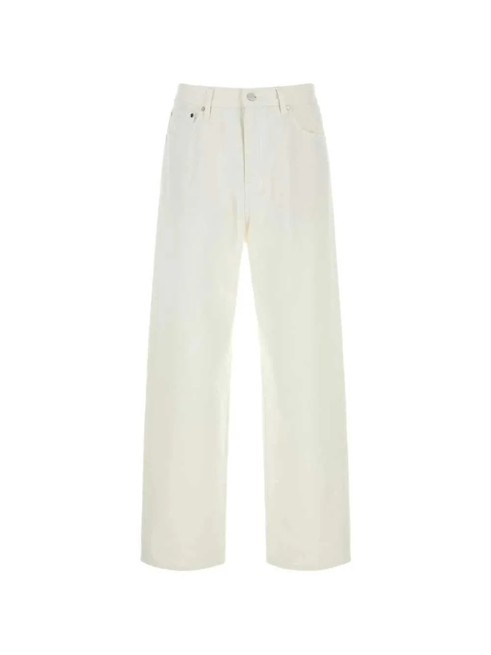 Jil Sander Men White Denim Jeans - 1