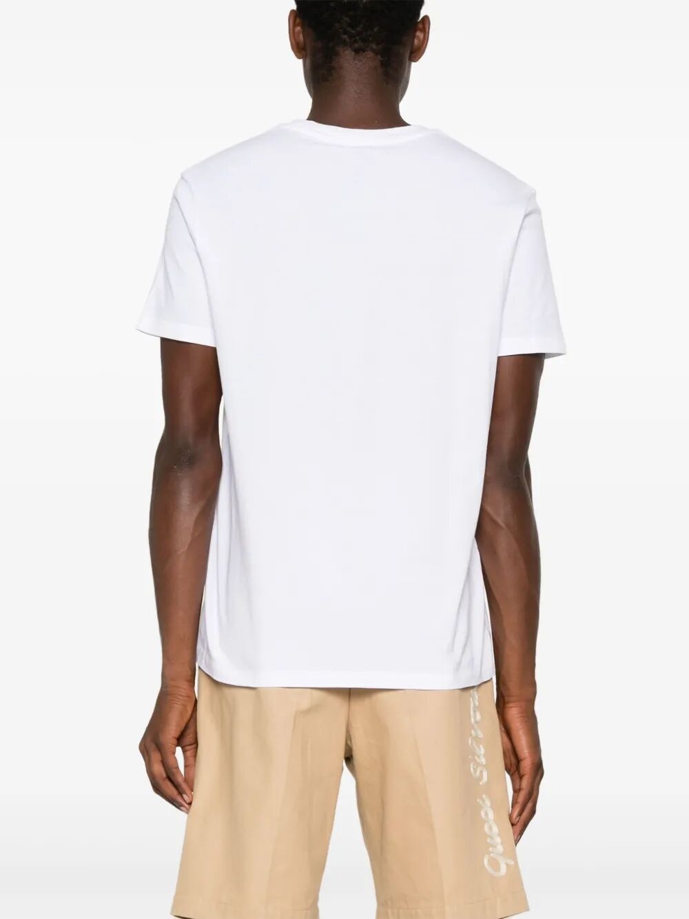 Pegaso-Embroidered Cotton T-Shirt - 4
