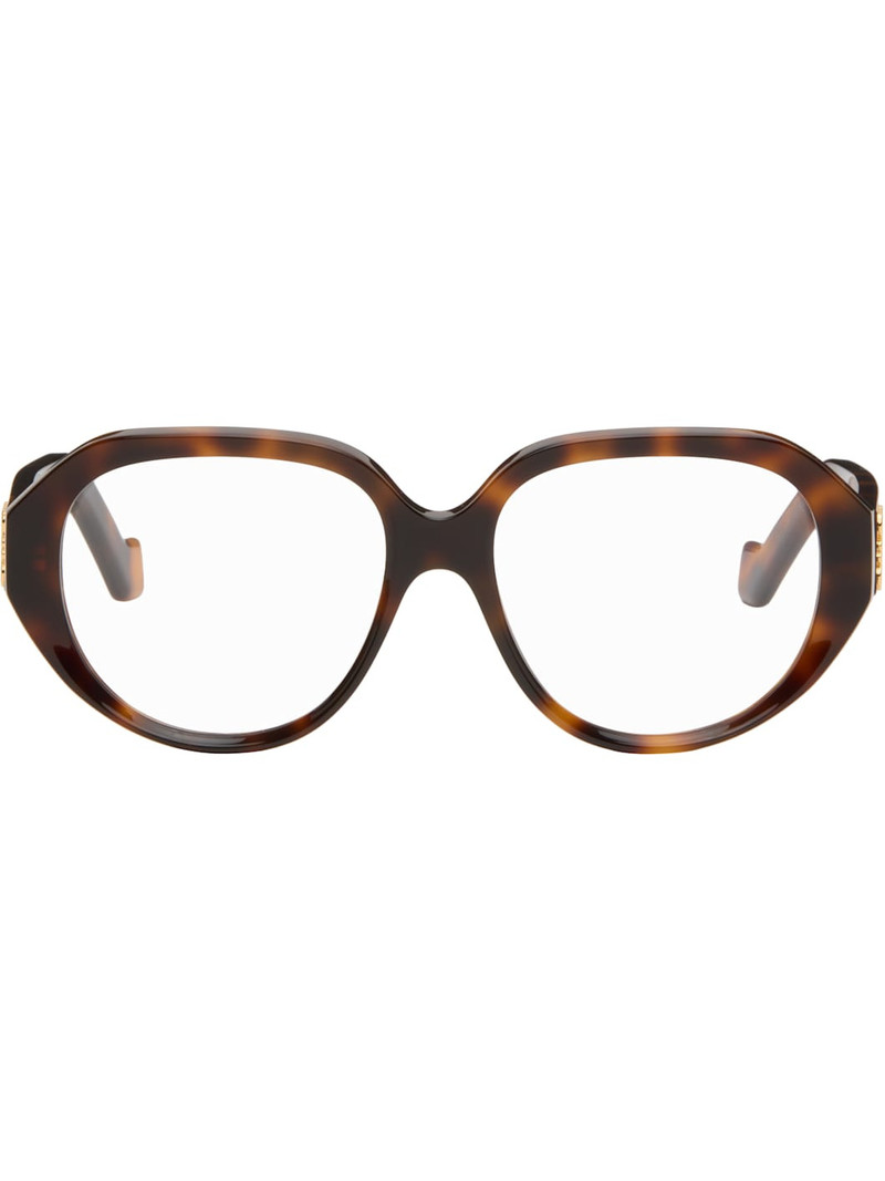 Brown Anagram Geometric Glasses 1