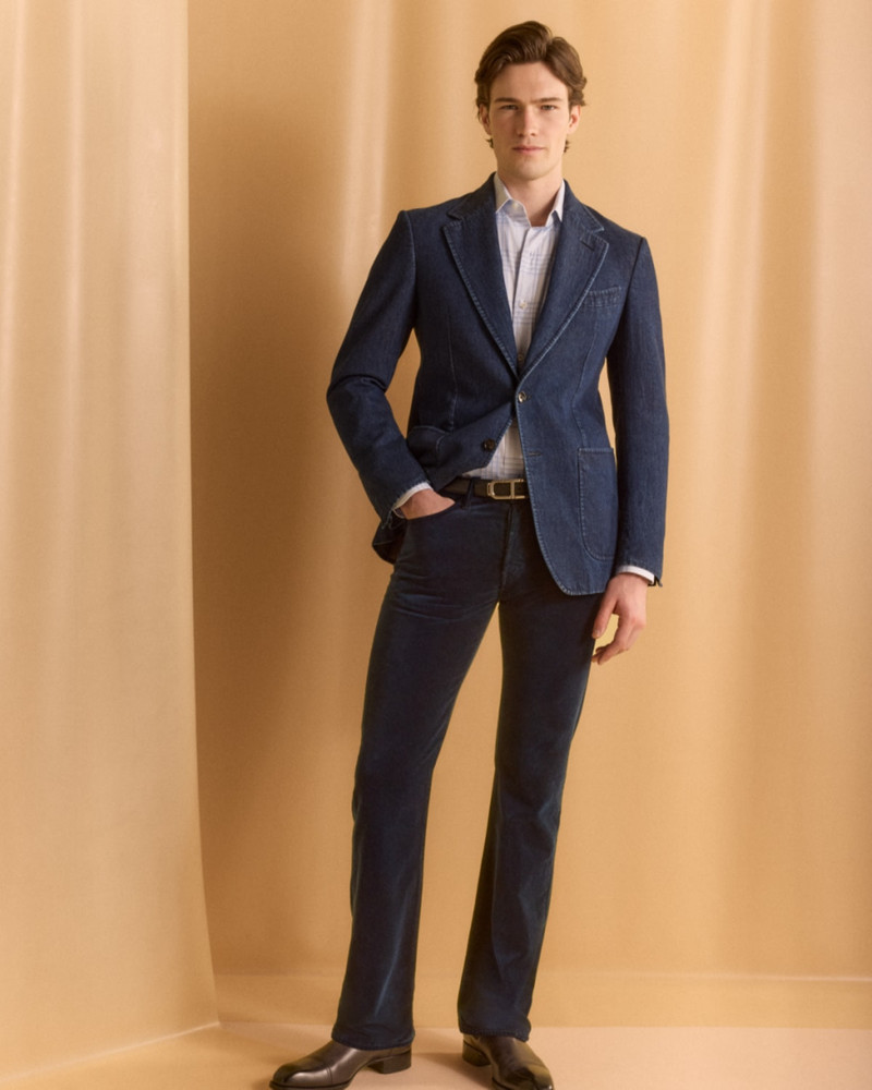 TOM FORD Men's Stretch-Twill Straight-Fit Pants outlook