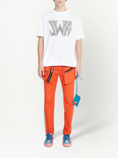 JW Anderson Gothic logo-print T-shirt outlook