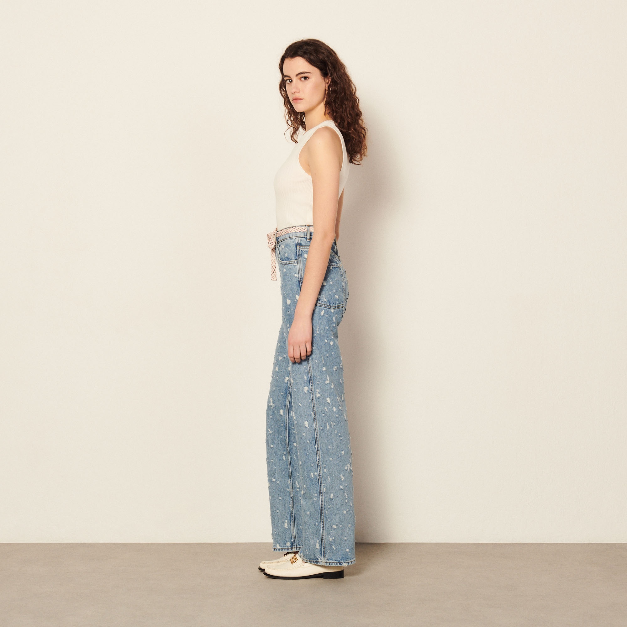 Torn effect jeans - 4