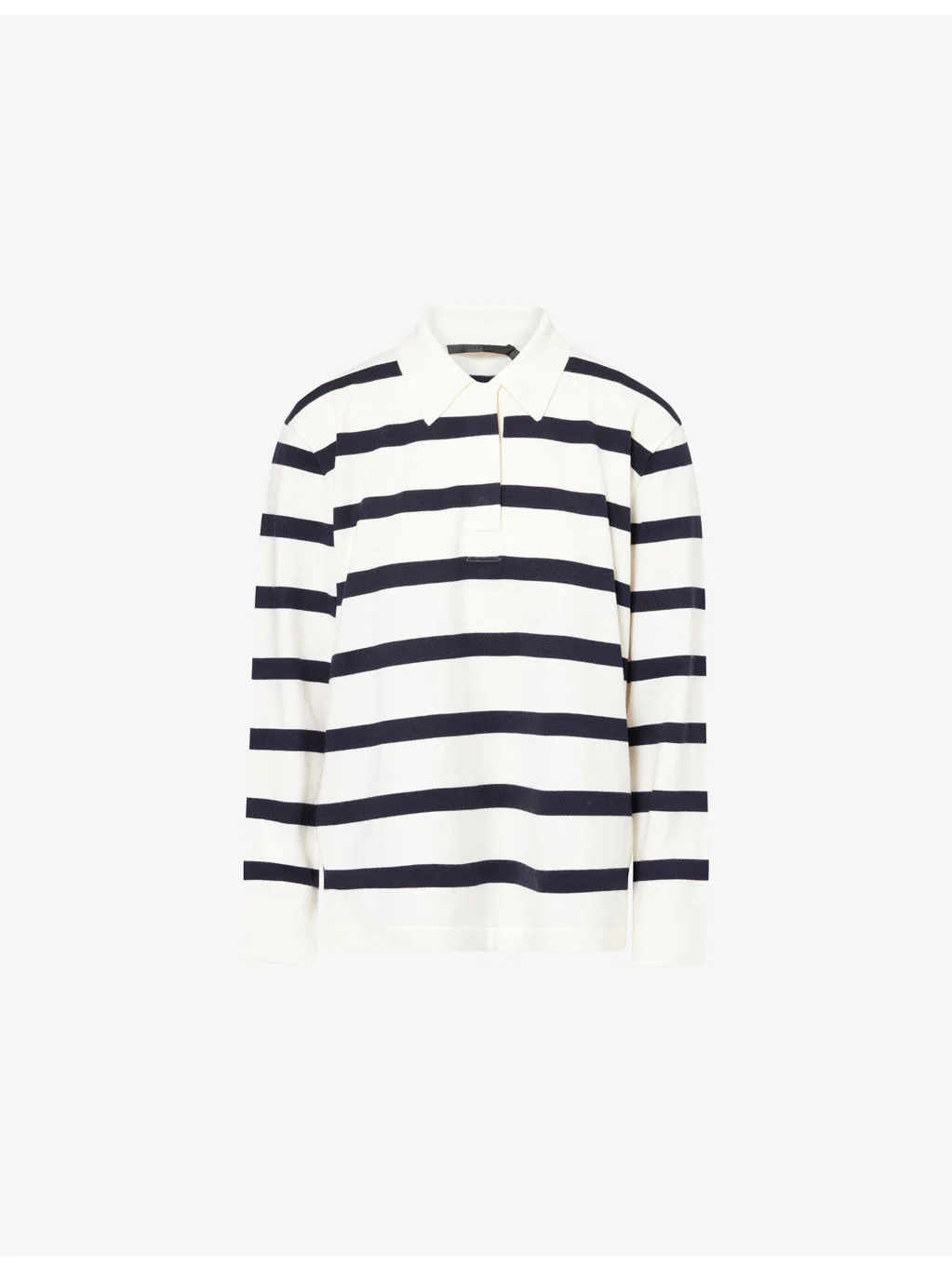 Post Collared Merino Wool-Blend Rugby Top - 1
