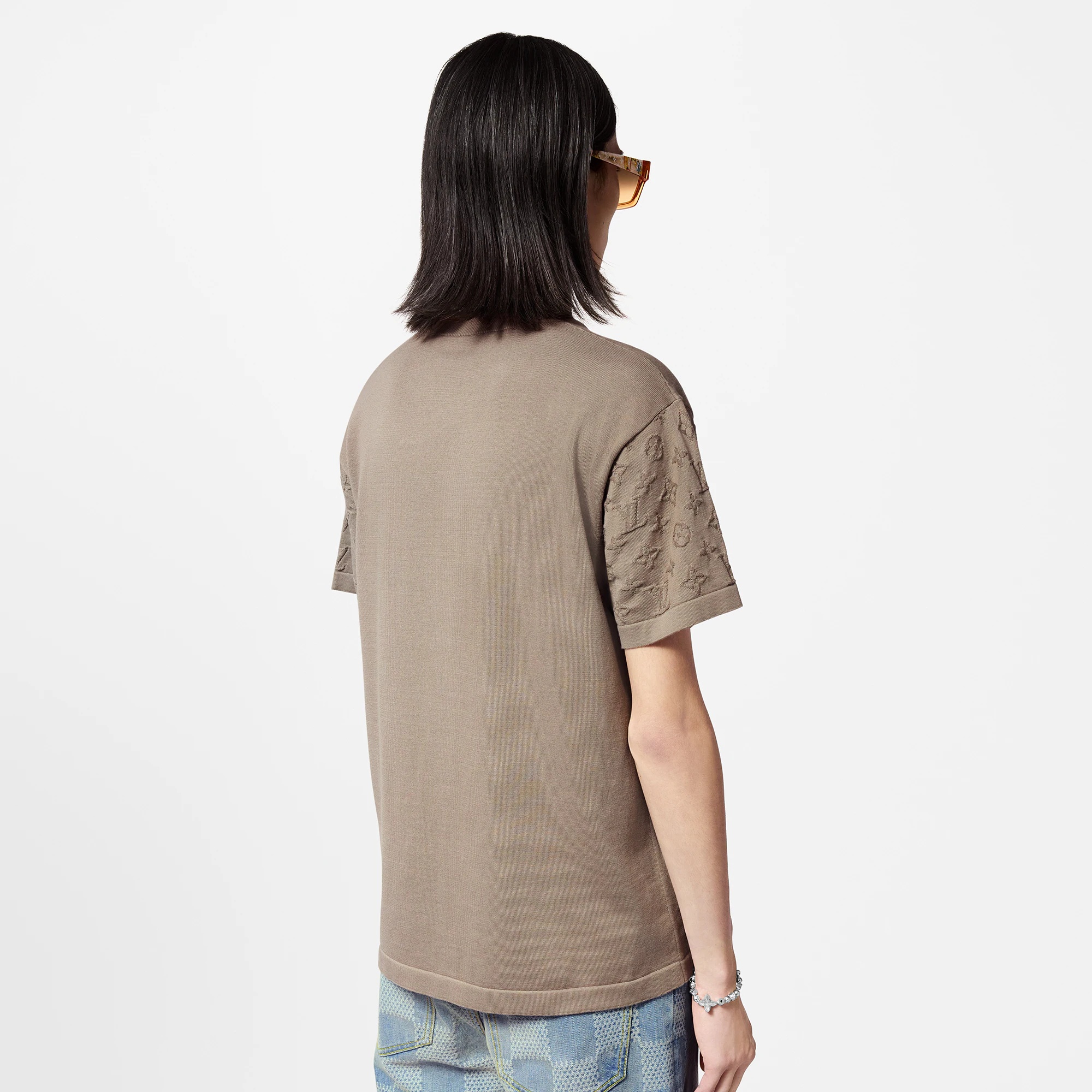 Short-Sleeved Cotton Crewneck - 5